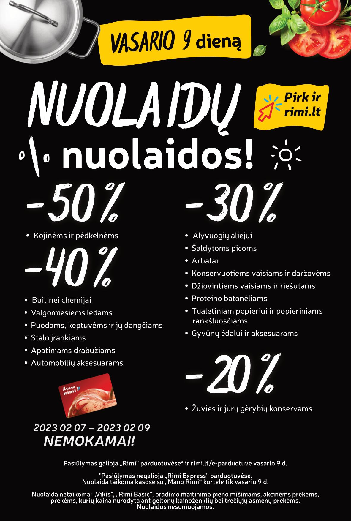 Naujausias RIMI kaininis katalogas 2023.02.07 - 2023.02.13
