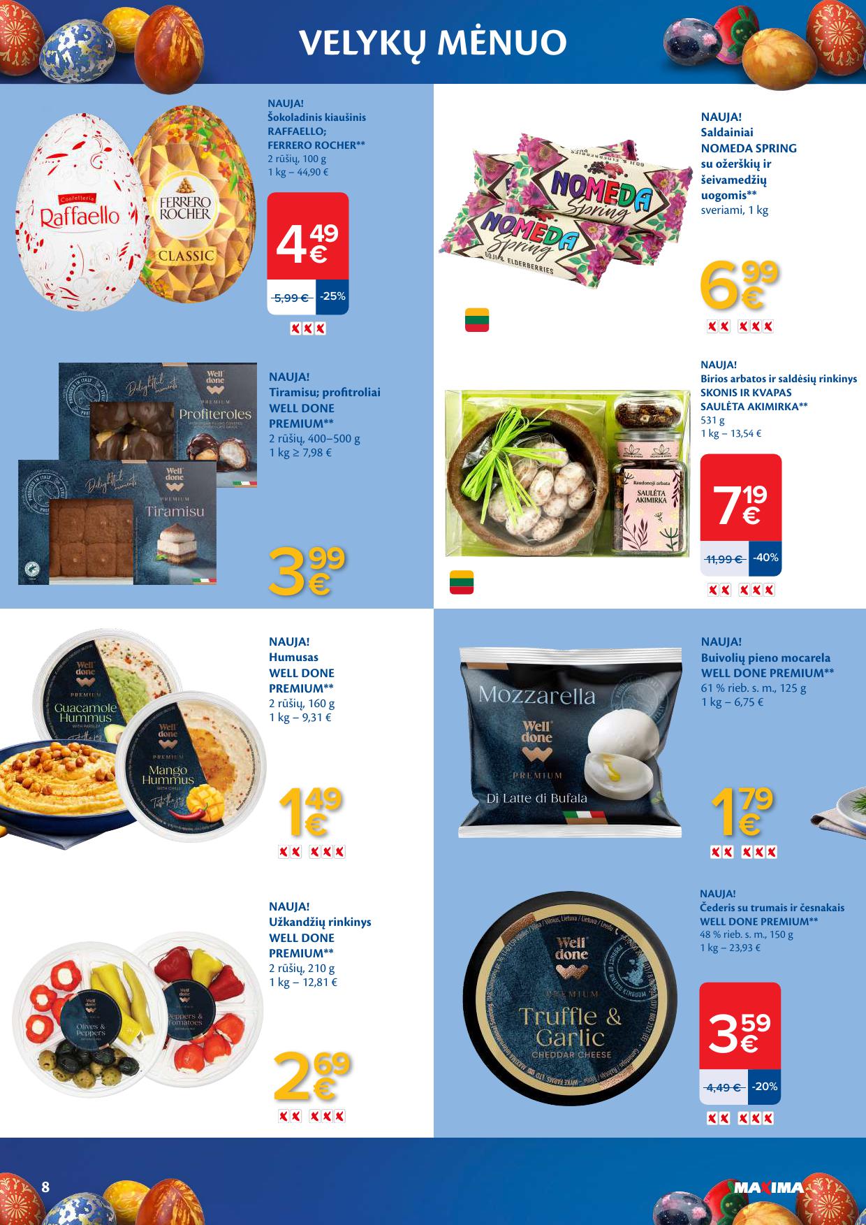 Naujausias MAXIMA kaininis katalogas 2026.03.31 - 2026.04.06