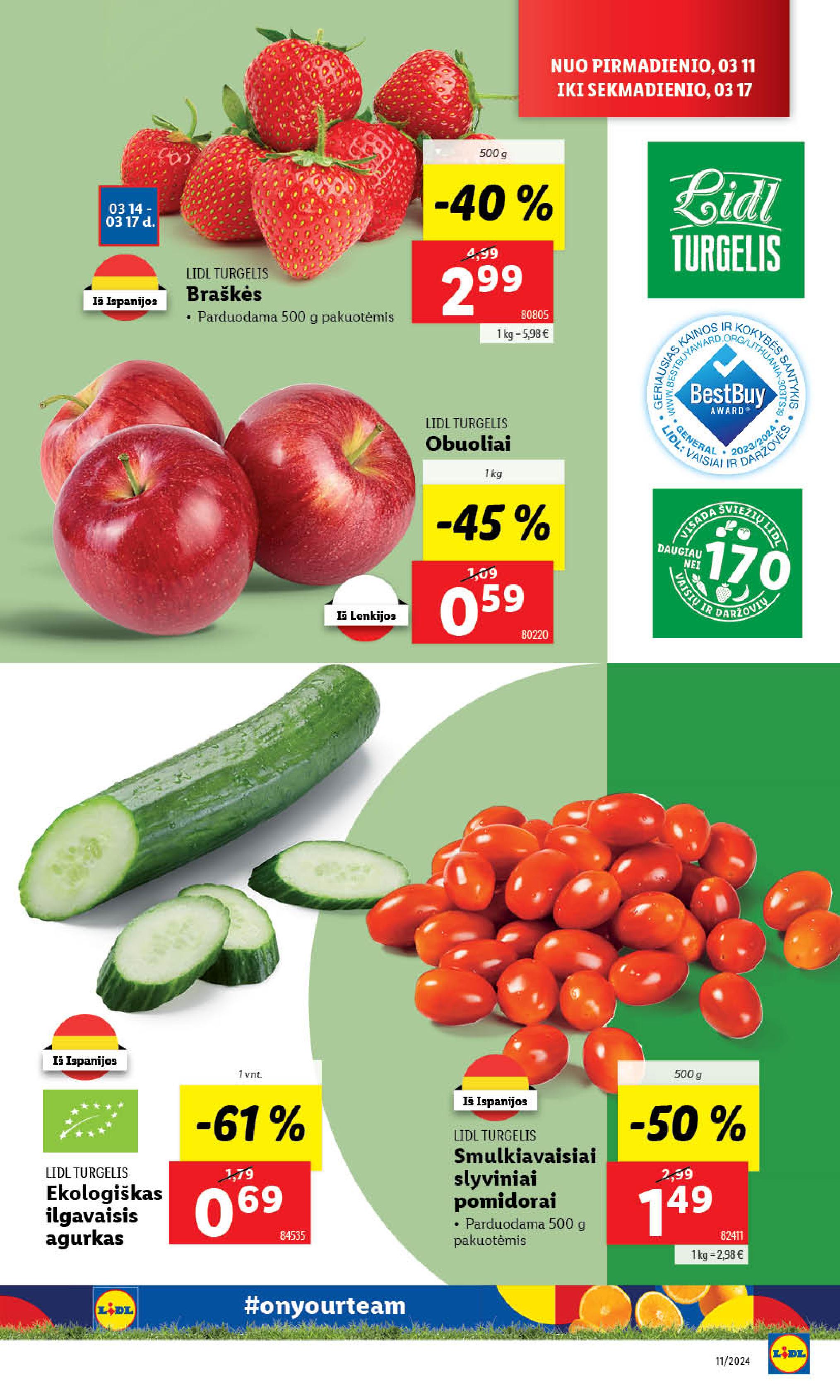 Naujausias LIDL kaininis katalogas 2024.03.11 - 2024.03.17