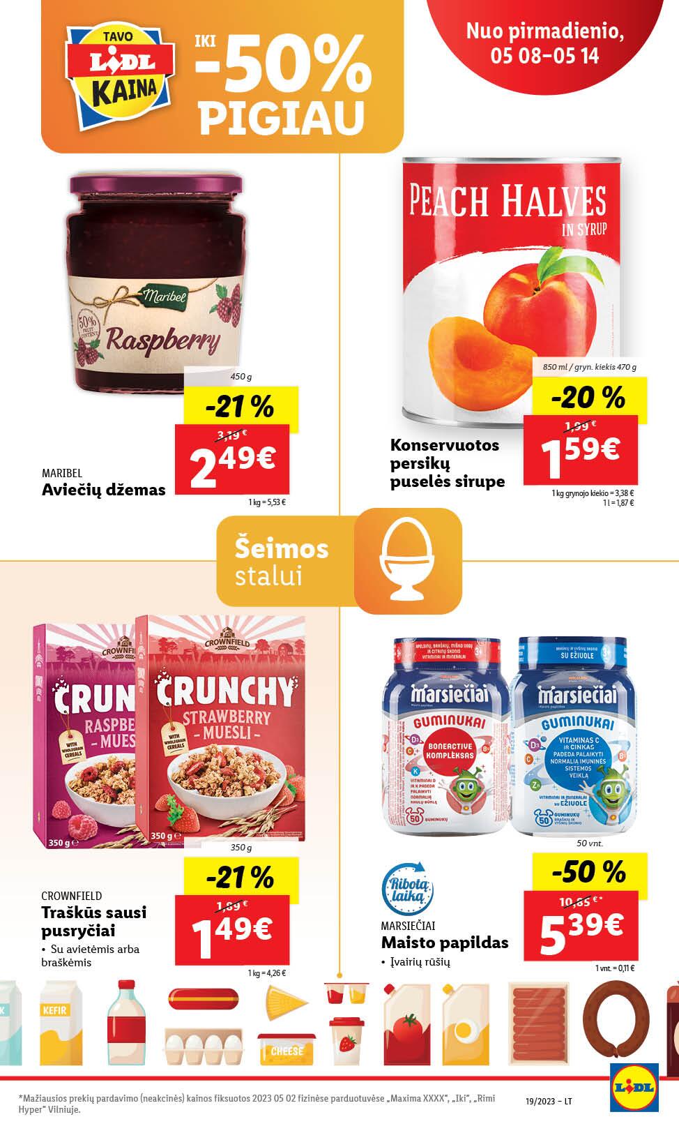 Naujausias LIDL kaininis katalogas 2023.05.08 - 2023.05.14