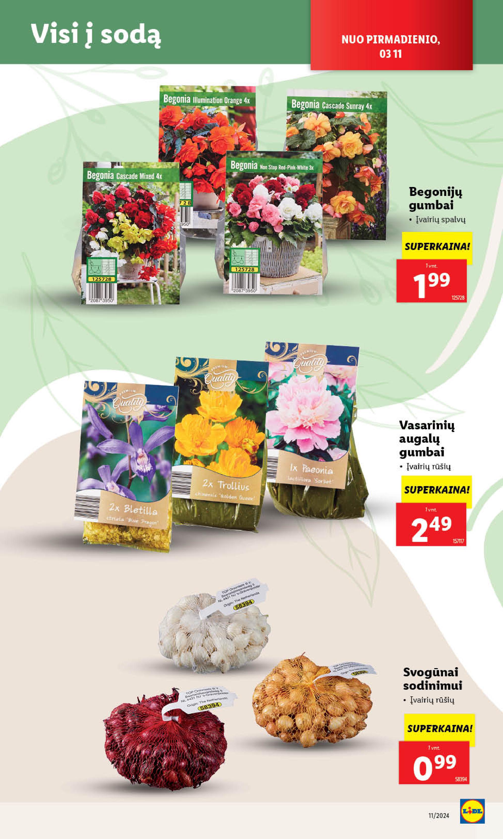 Naujausias LIDL kaininis katalogas 2024.03.11 - 2024.03.17