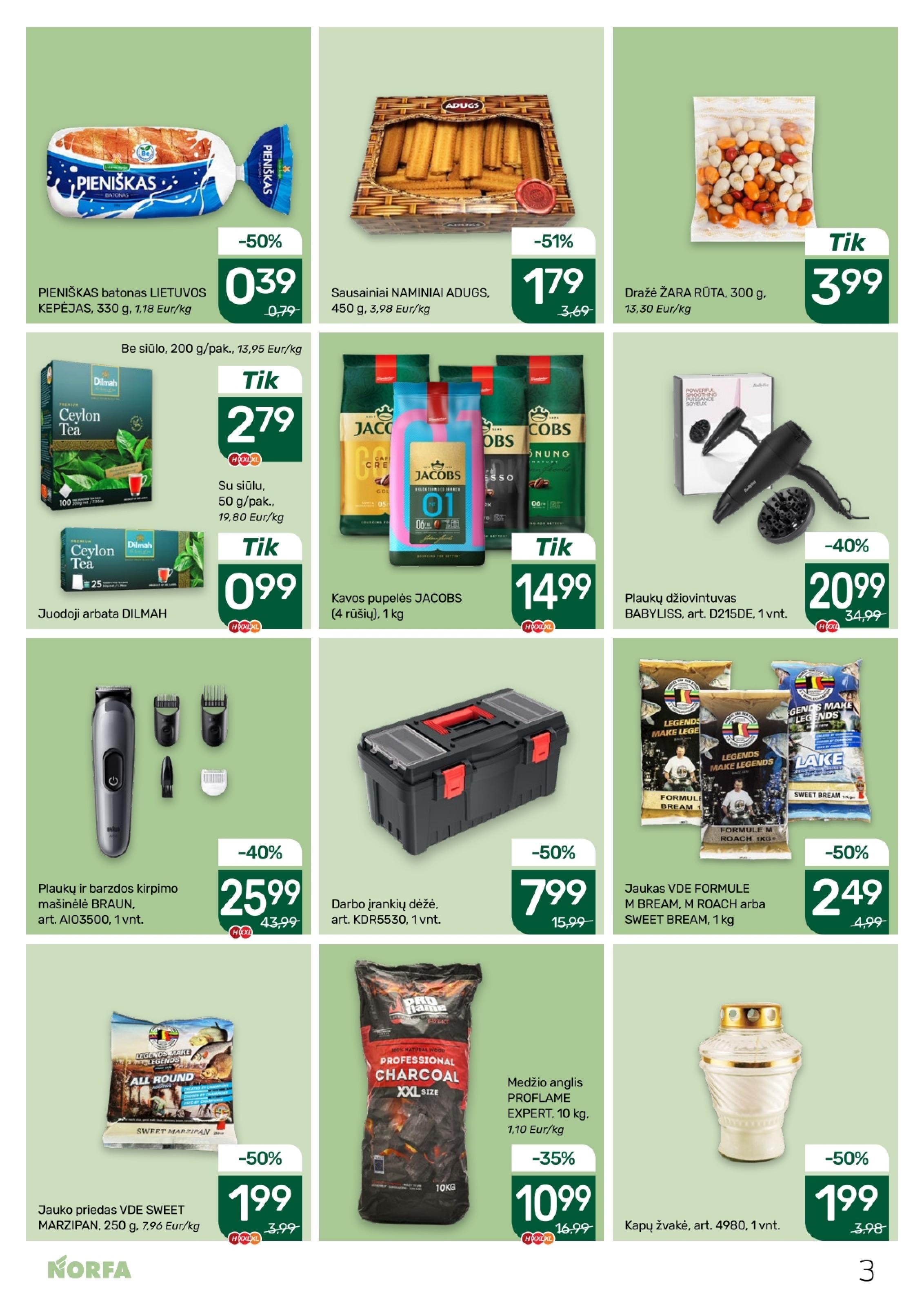 Naujausias NORFA kaininis katalogas 2026.04.02 - 2026.04.15