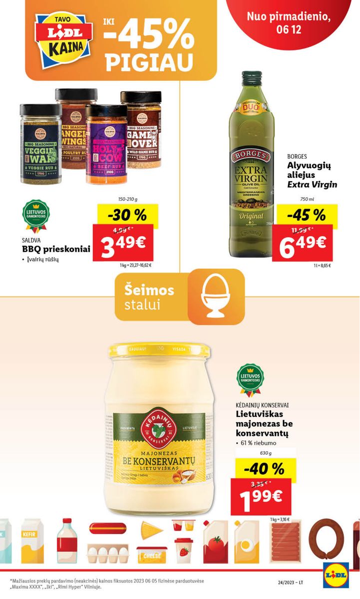 Naujausias LIDL kaininis katalogas 2023.06.12 - 2023.06.18