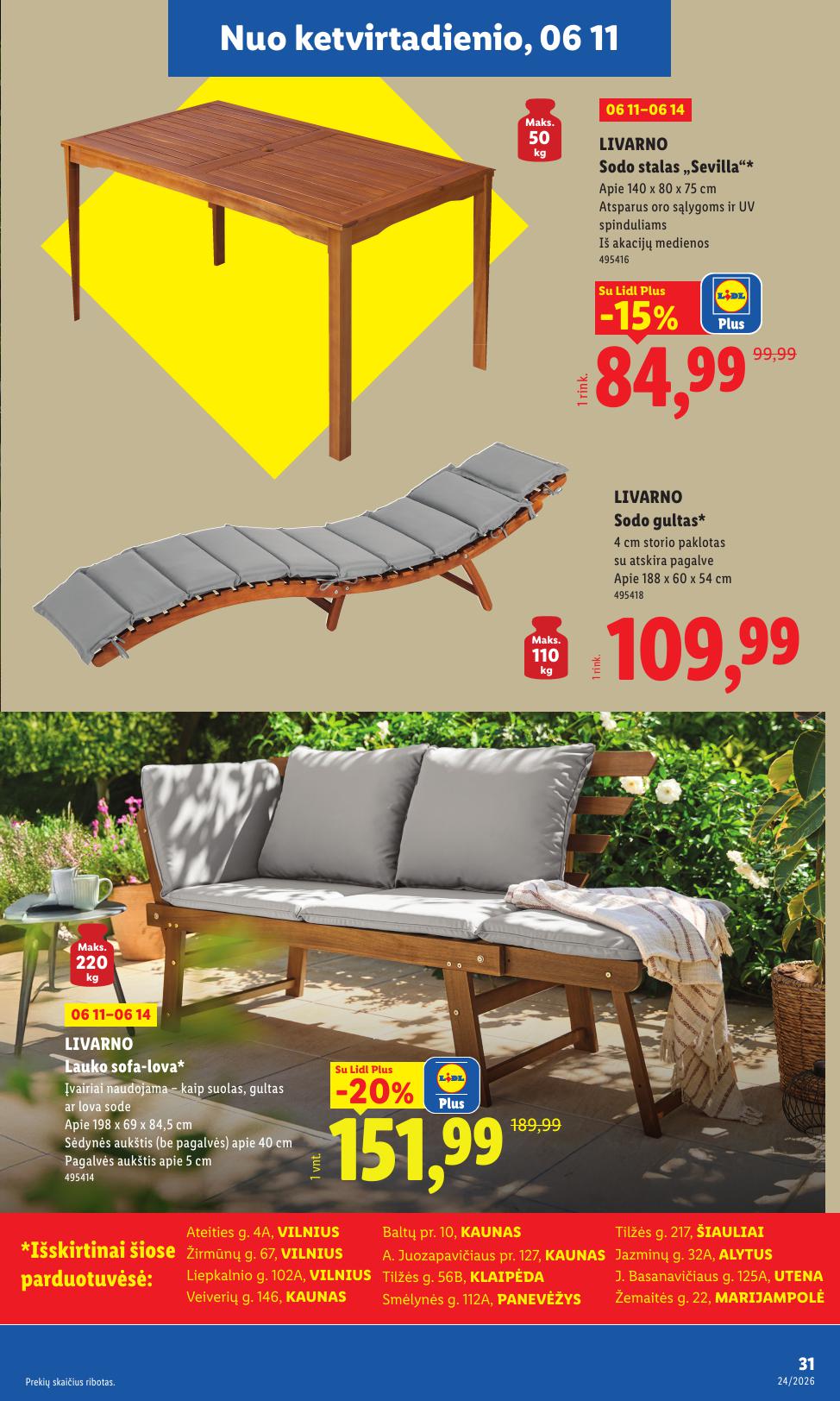 LIDL ne maisto prekių leidinys 2026.06.08 - 2026.06.14