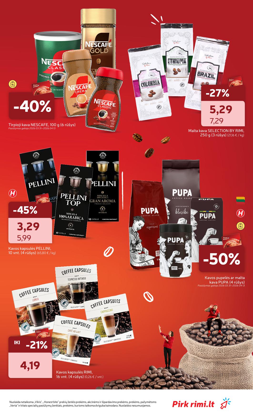 Naujausias RIMI kaininis katalogas 2026.03.31 - 2026.04.06