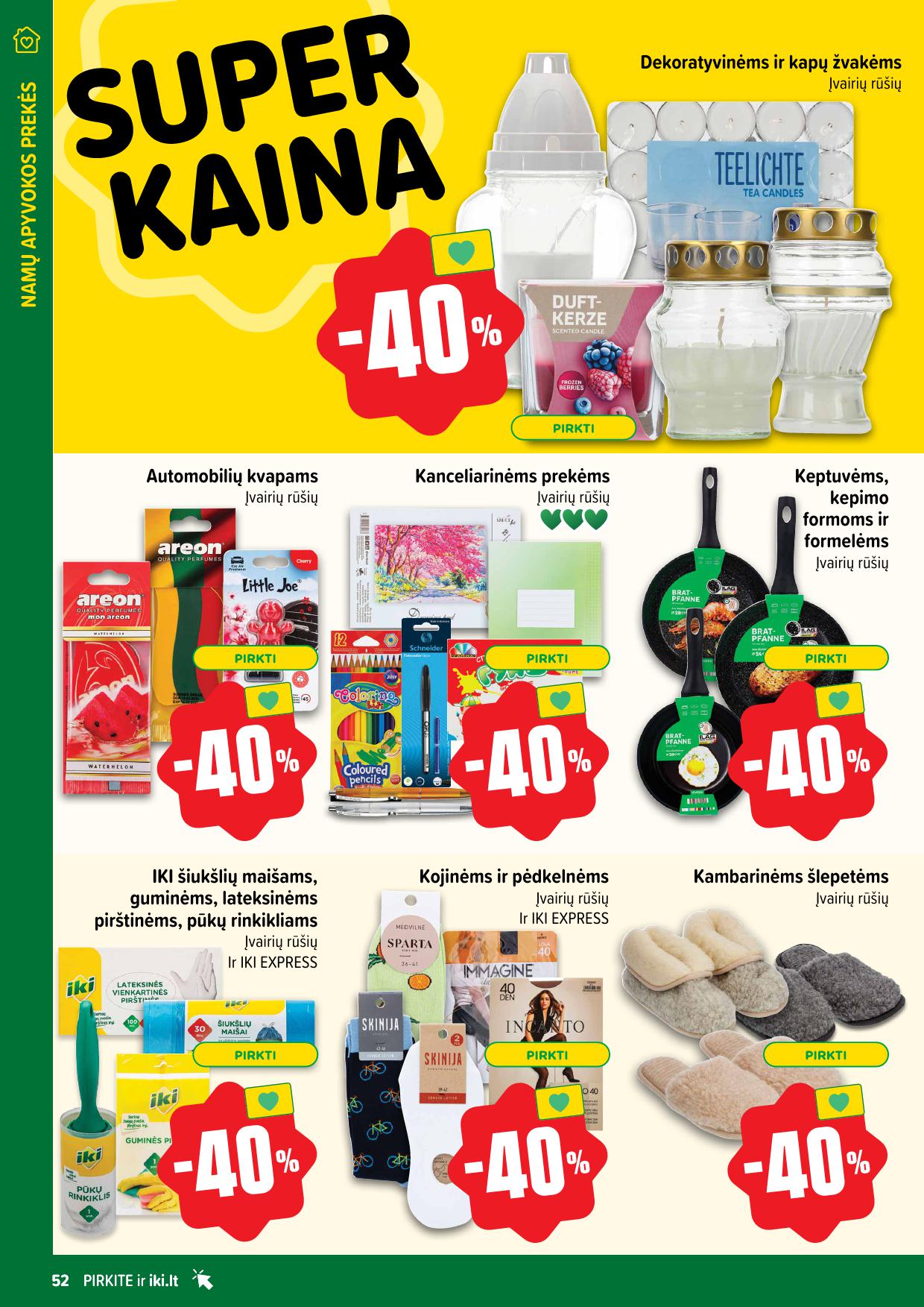 Naujausias IKI kaininis katalogas 2024.09.23 - 2024.09.29