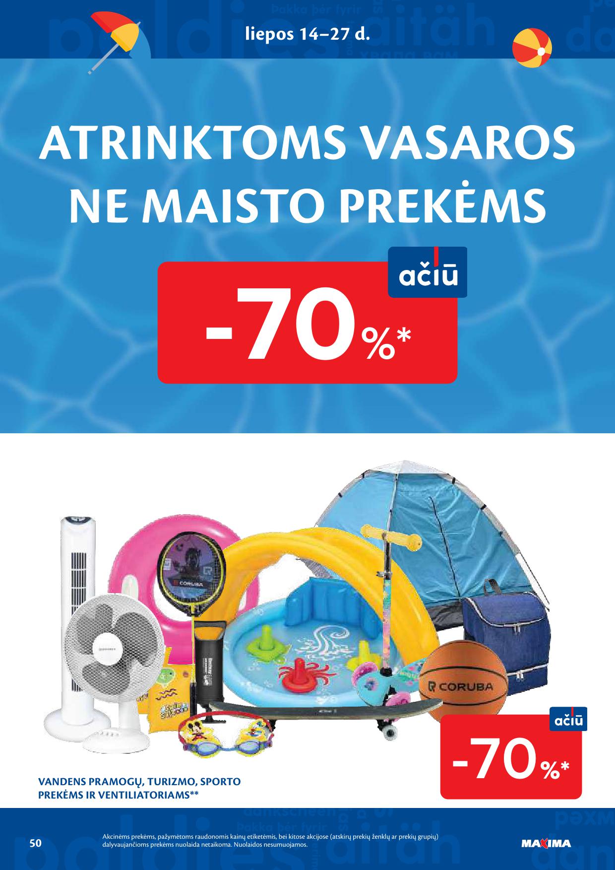 Naujausias MAXIMA kaininis katalogas 2026.07.14 - 2026.07.20