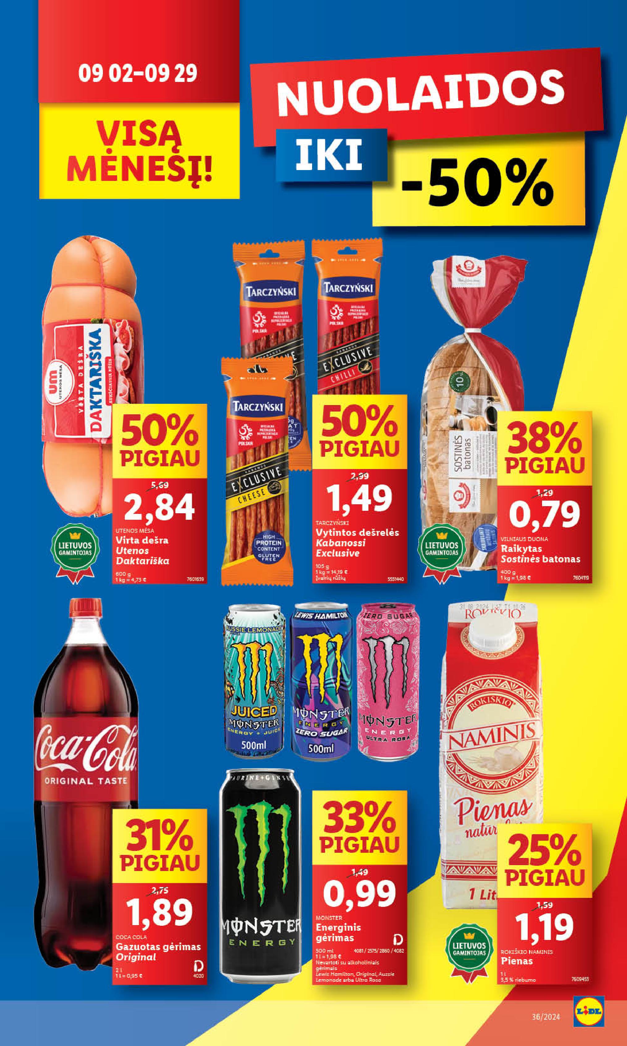 Naujausias LIDL kaininis katalogas 2024.09.02 - 2024.09.08