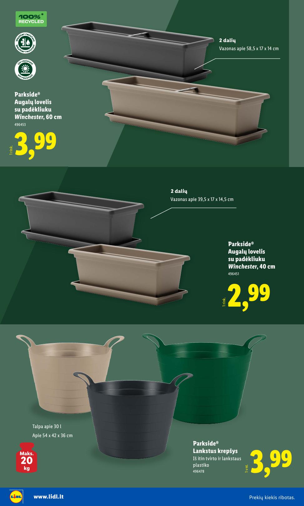 LIDL katalogas "Sodui valio !" galioja nuo 2026.02.16