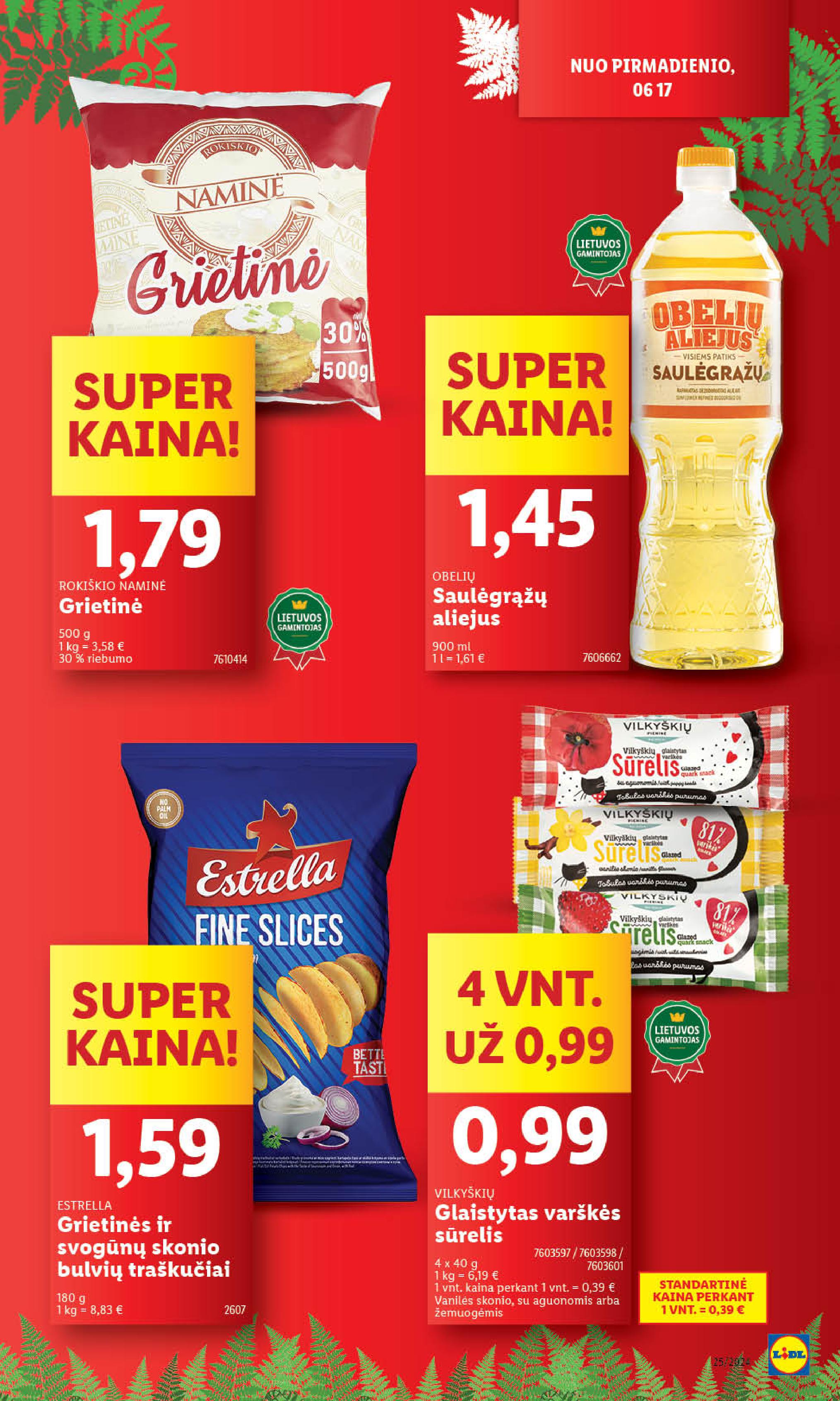Naujausias LIDL kaininis katalogas 2024.06.17 - 2024.06.23