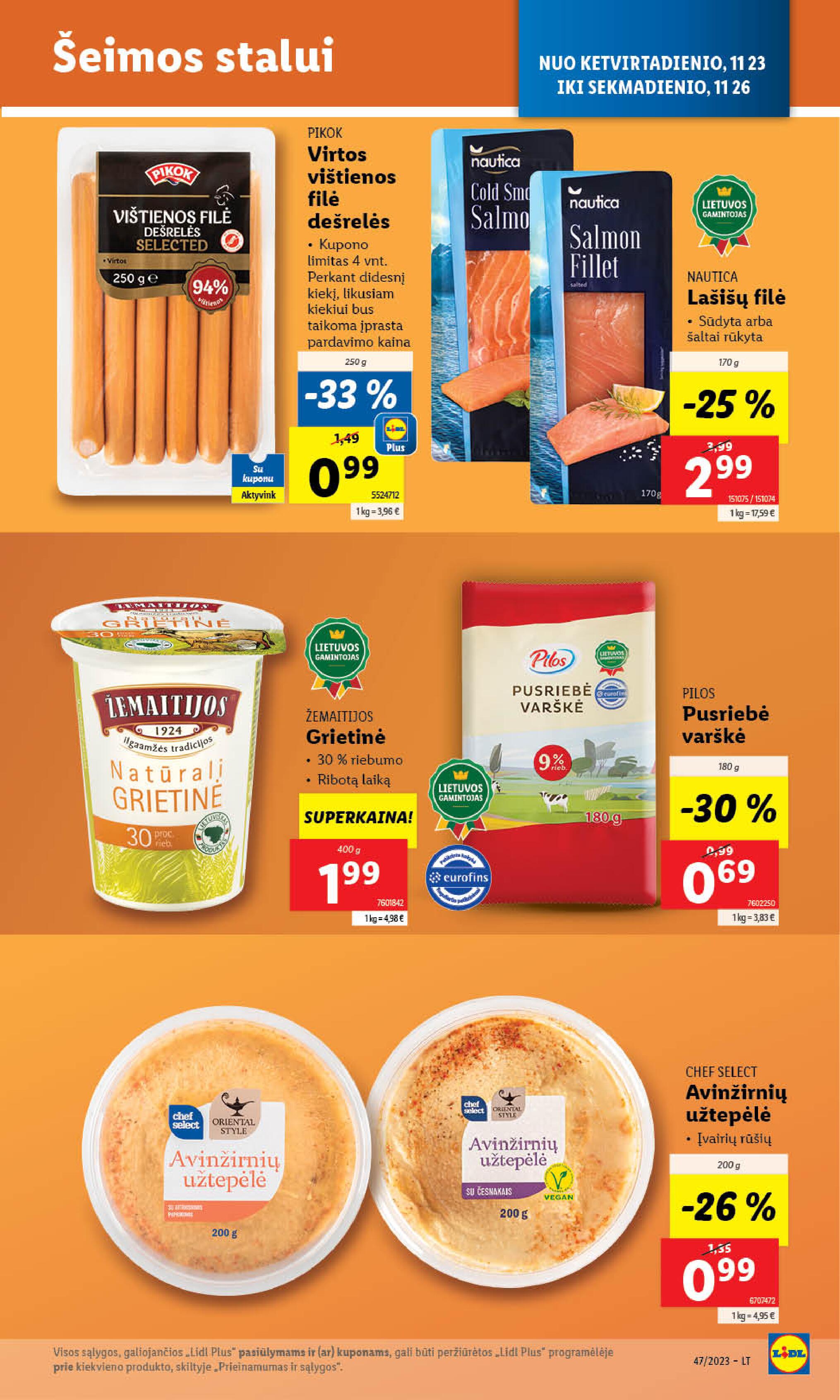 Naujausias LIDL kaininis katalogas 2023.11.20 - 2023.11.26