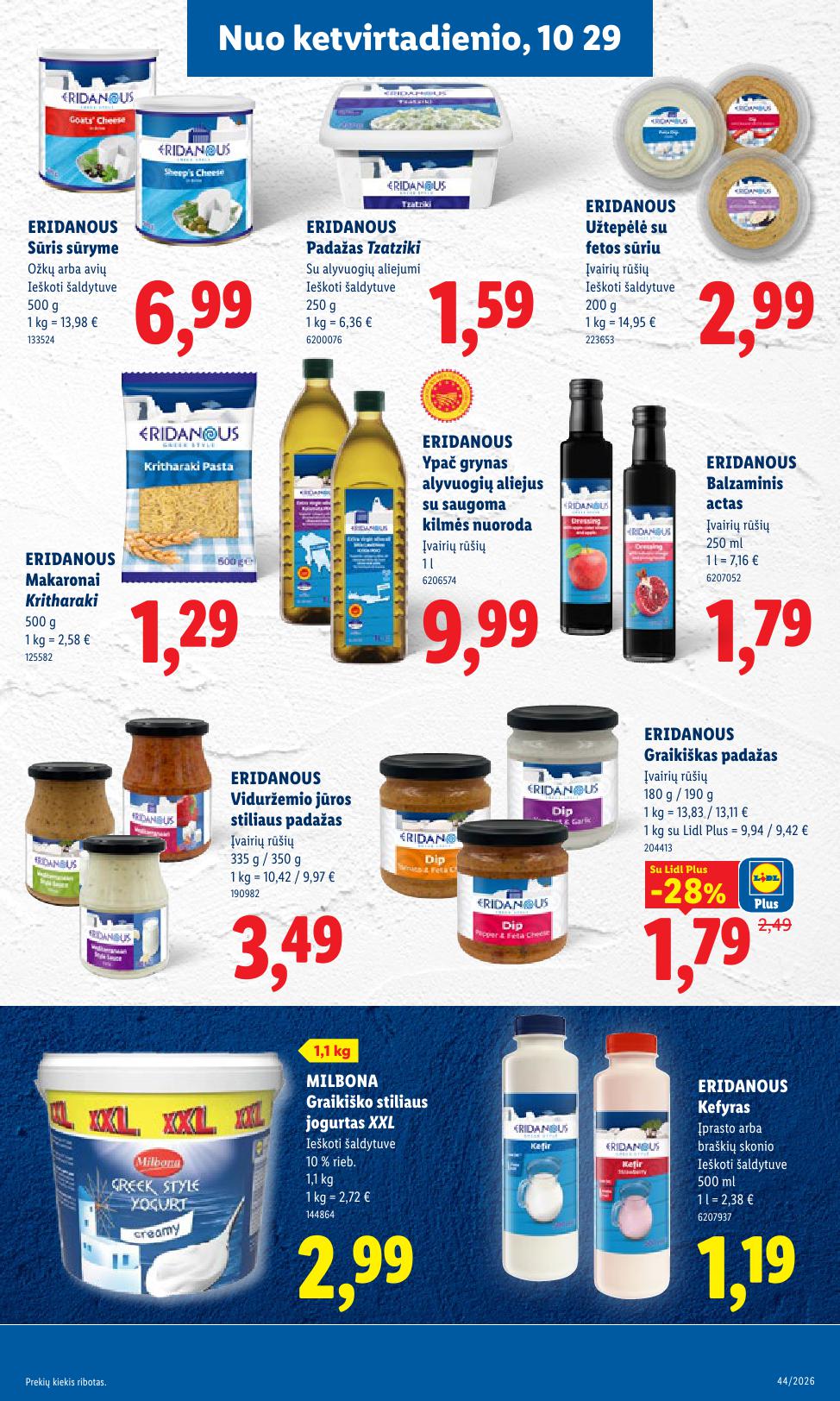 Naujas LIDL leidinys nuo 2026.10.26 iki 2026.11.01
