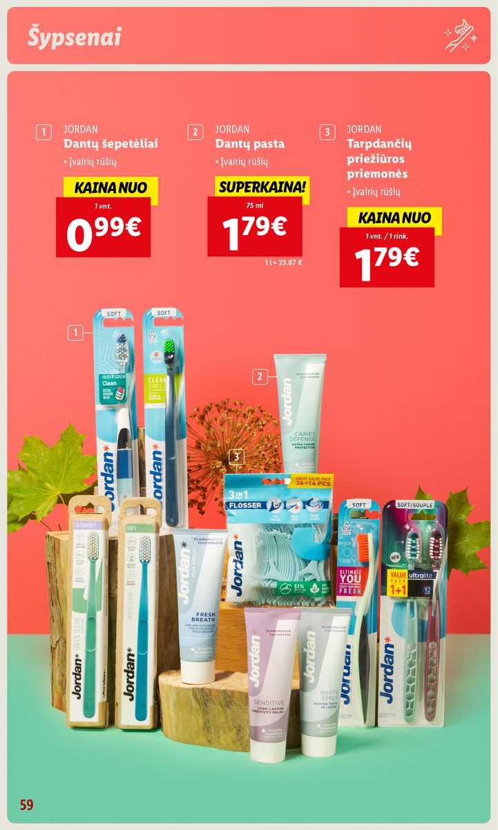 LIDL prekių katalogas "Grožio festivalis" galioja nuo 2023.10.05