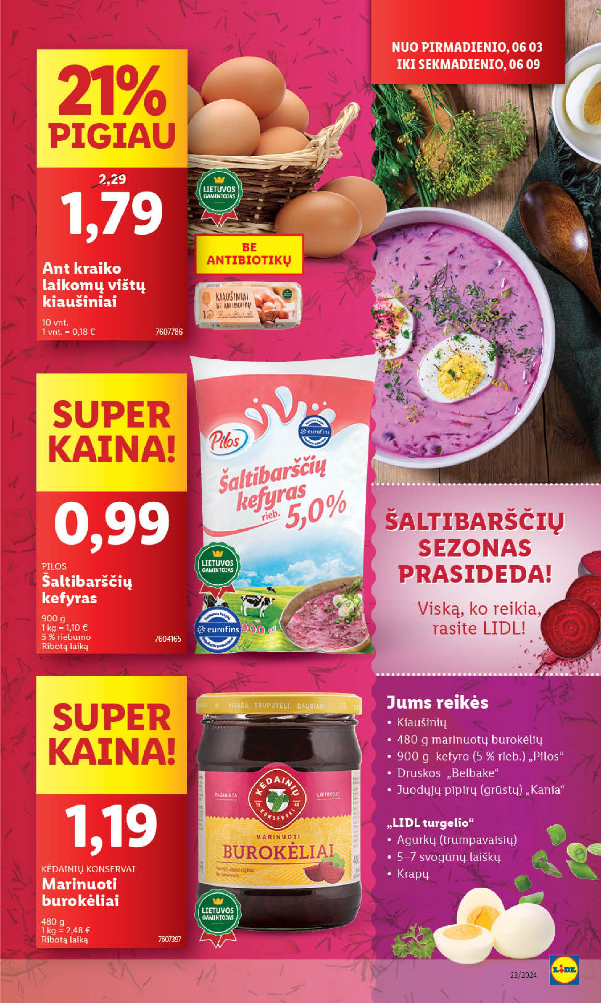 Naujausias LIDL kaininis katalogas 2024.06.03 - 2024.06.09