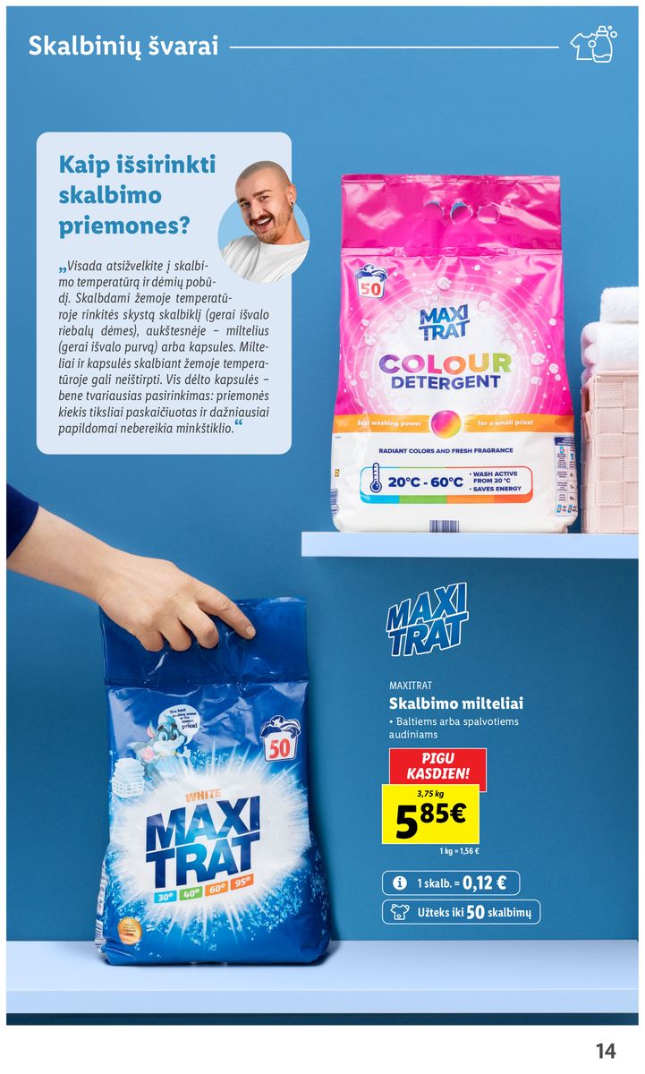 LIDL švaros prekių katalogas "Švaros festivalis" galioja nuo 2023.02.09
