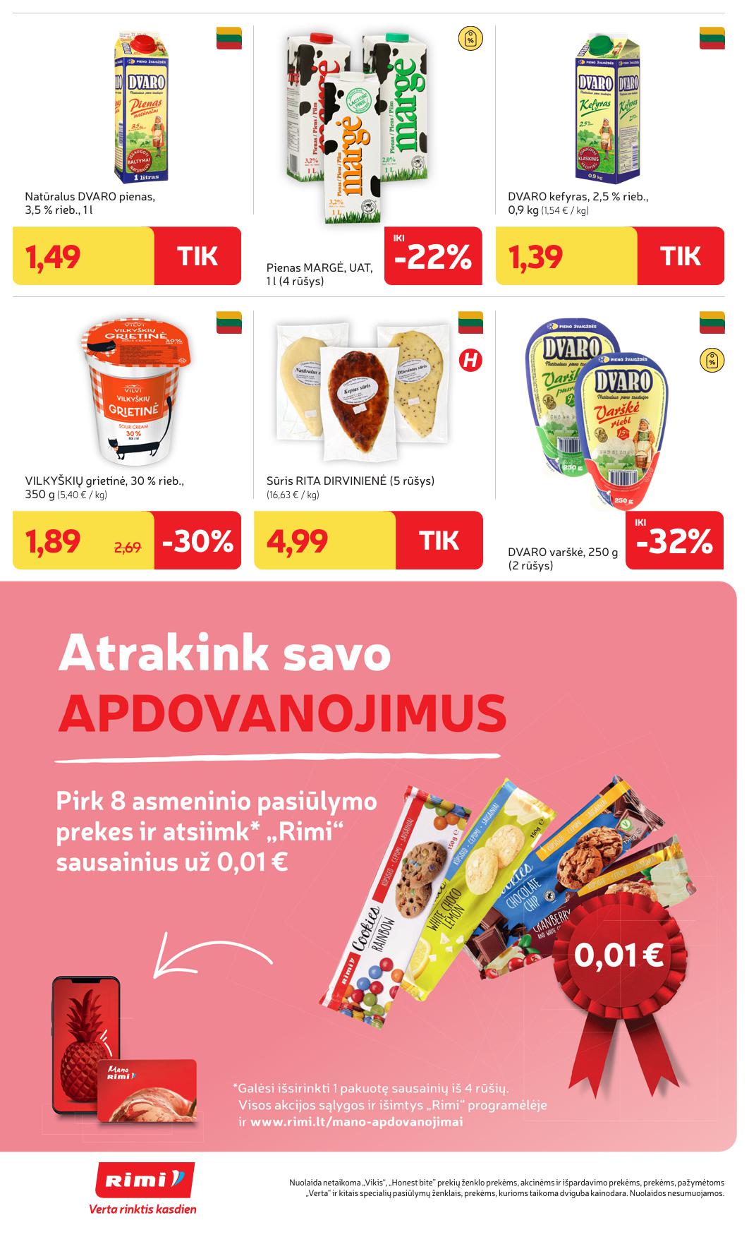 RIMI akcijų ir nuolaidų leidinys Nr.17 2026.04.21  - 2026.04.27