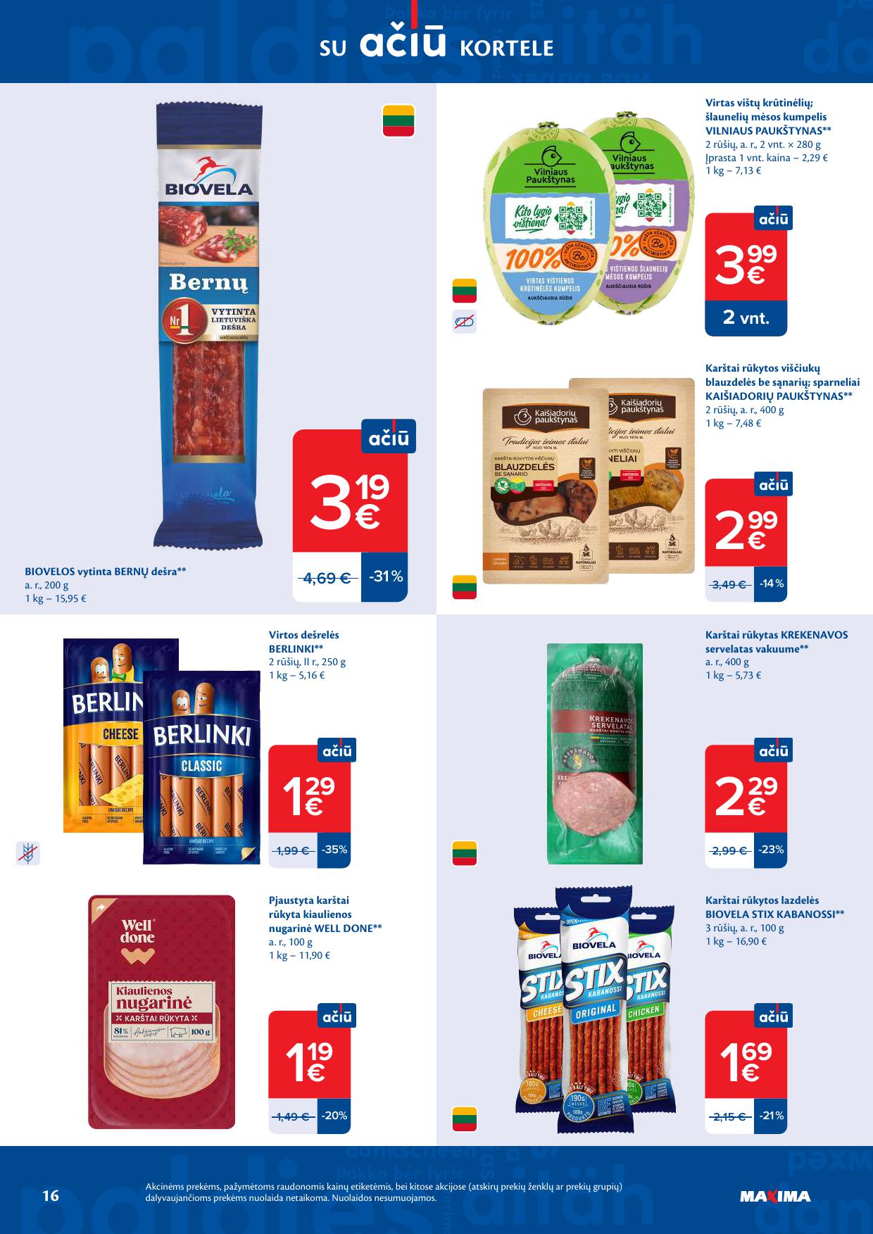 Naujausias MAXIMA kaininis katalogas 2026.03.24 - 2026.03.30