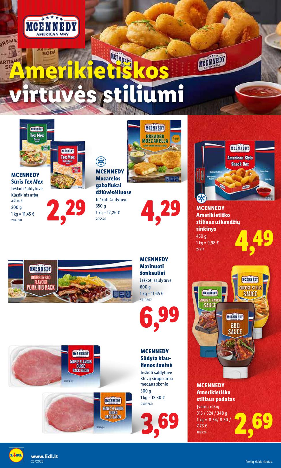 Naujausias LIDL kaininis katalogas 2026.06.15 - 2026.06.21