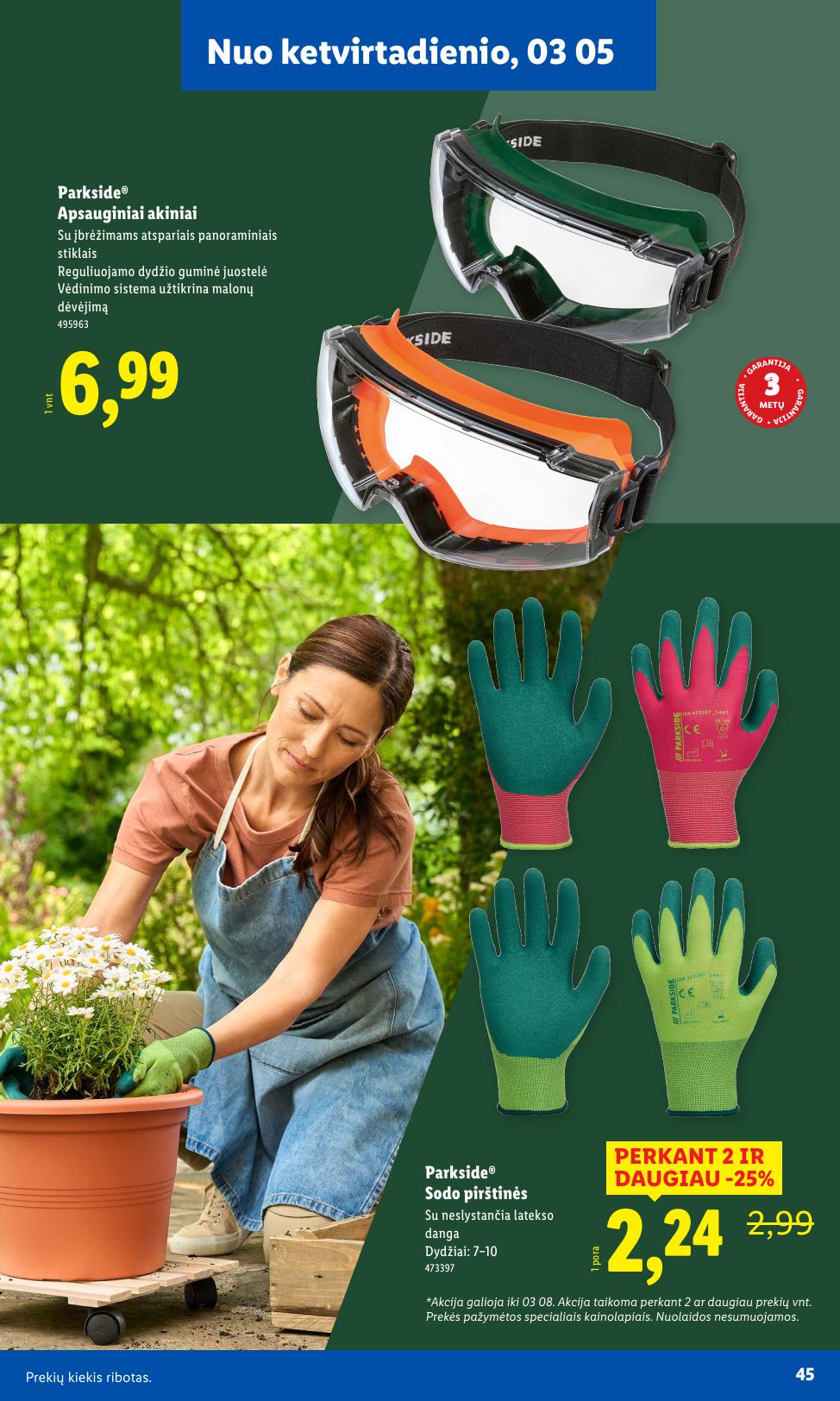 LIDL katalogas "Sodui valio !" galioja nuo 2026.02.16