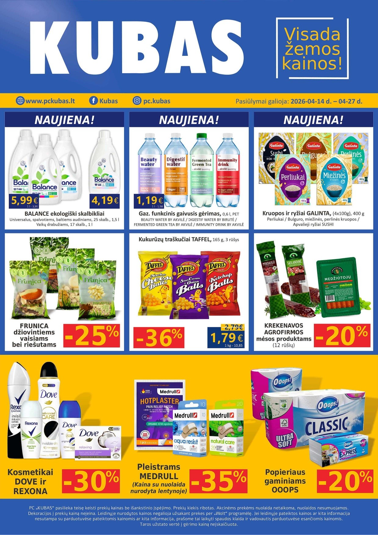 Naujas KUBAS leidinys nuo 2026.04.14 iki 2026.04.27