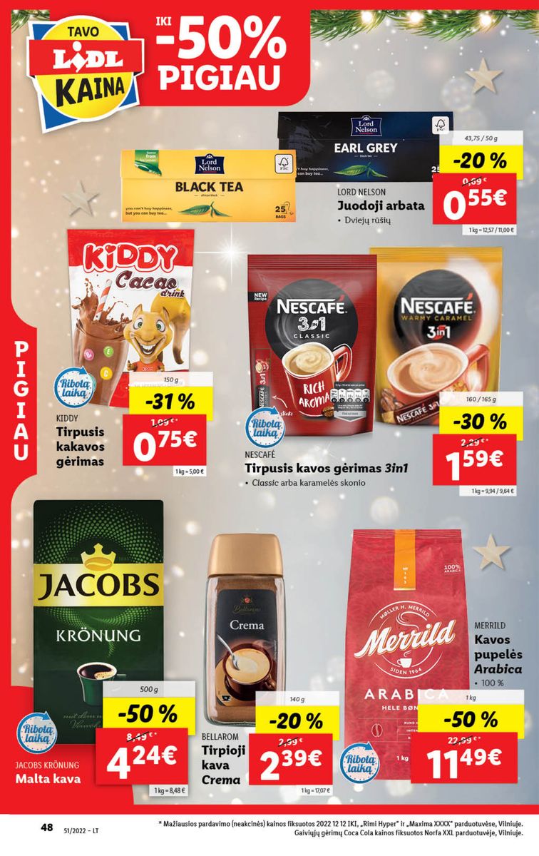 Naujausias LIDL kaininis katalogas 2022.12.19 - 2022.12.25