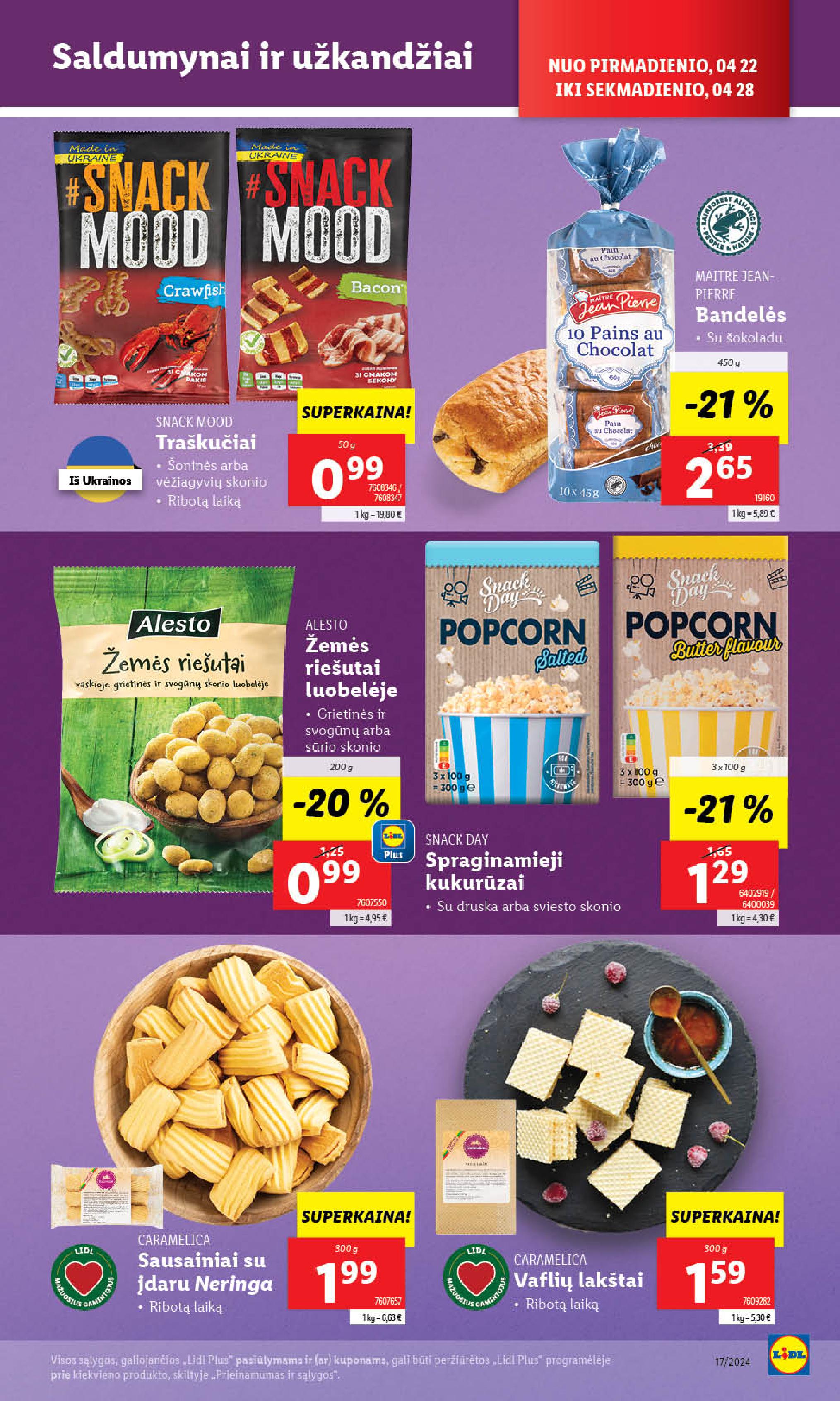 Naujausias LIDL kaininis katalogas 2024.04.22 - 2024.04.28