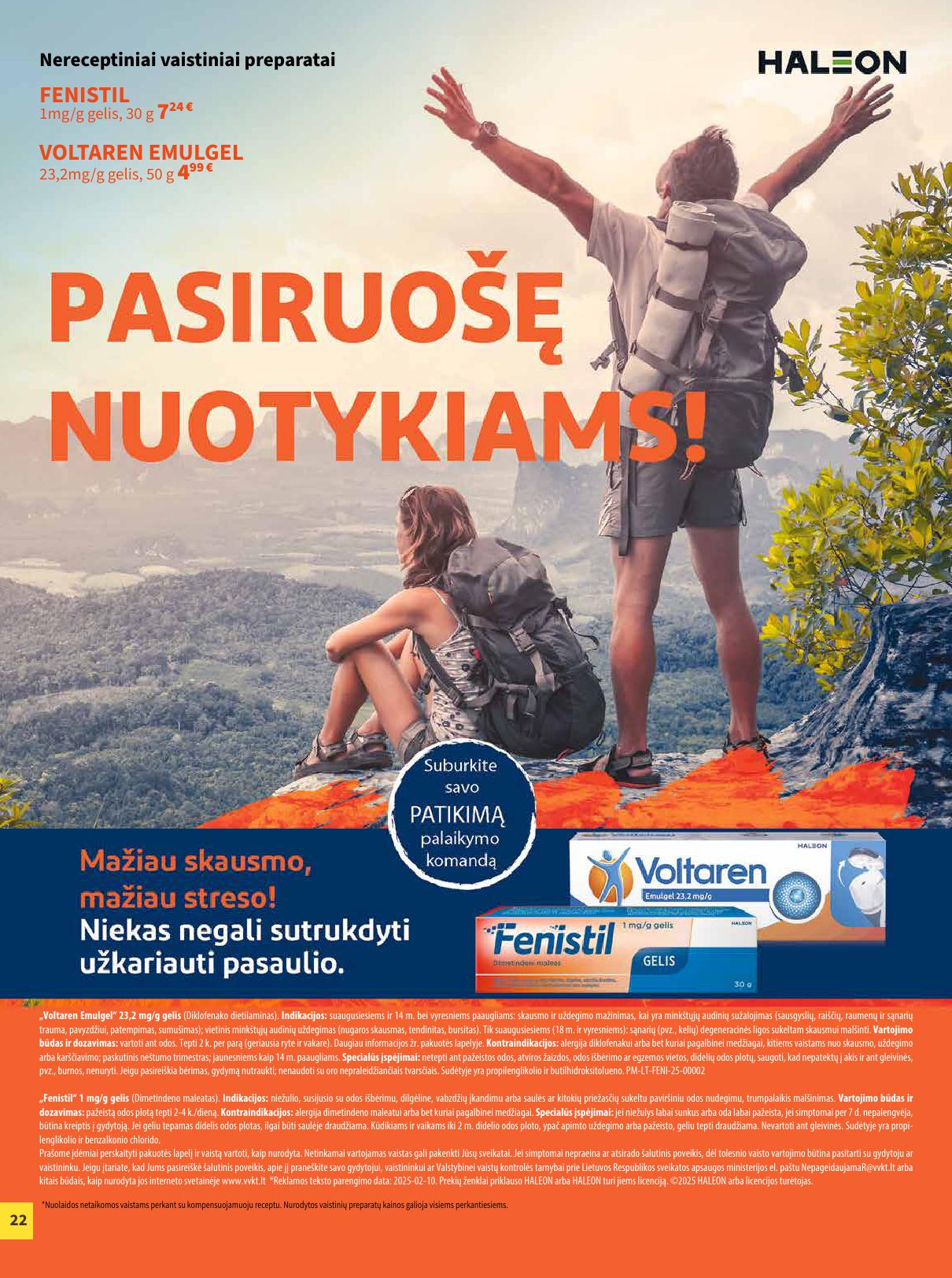 Naujas CAMELIA leidinys nuo 2025.05.01 iki 2025.05.31