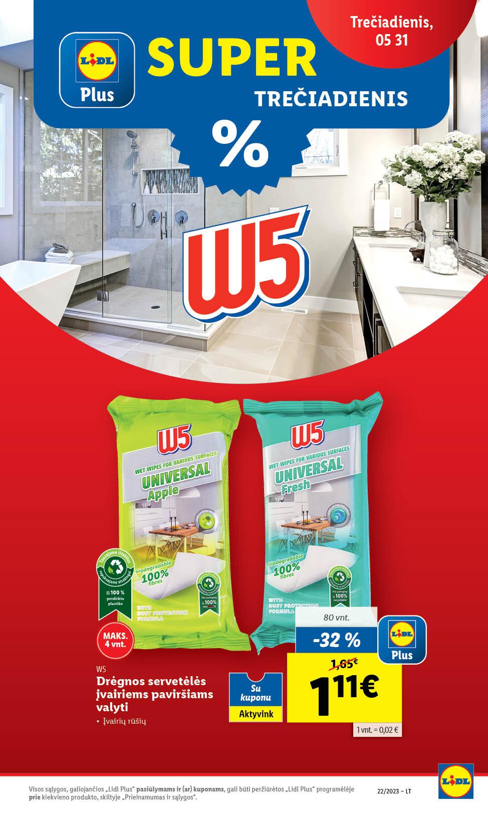 Naujausias LIDL kaininis katalogas 2023.05.29 - 2023.06.04