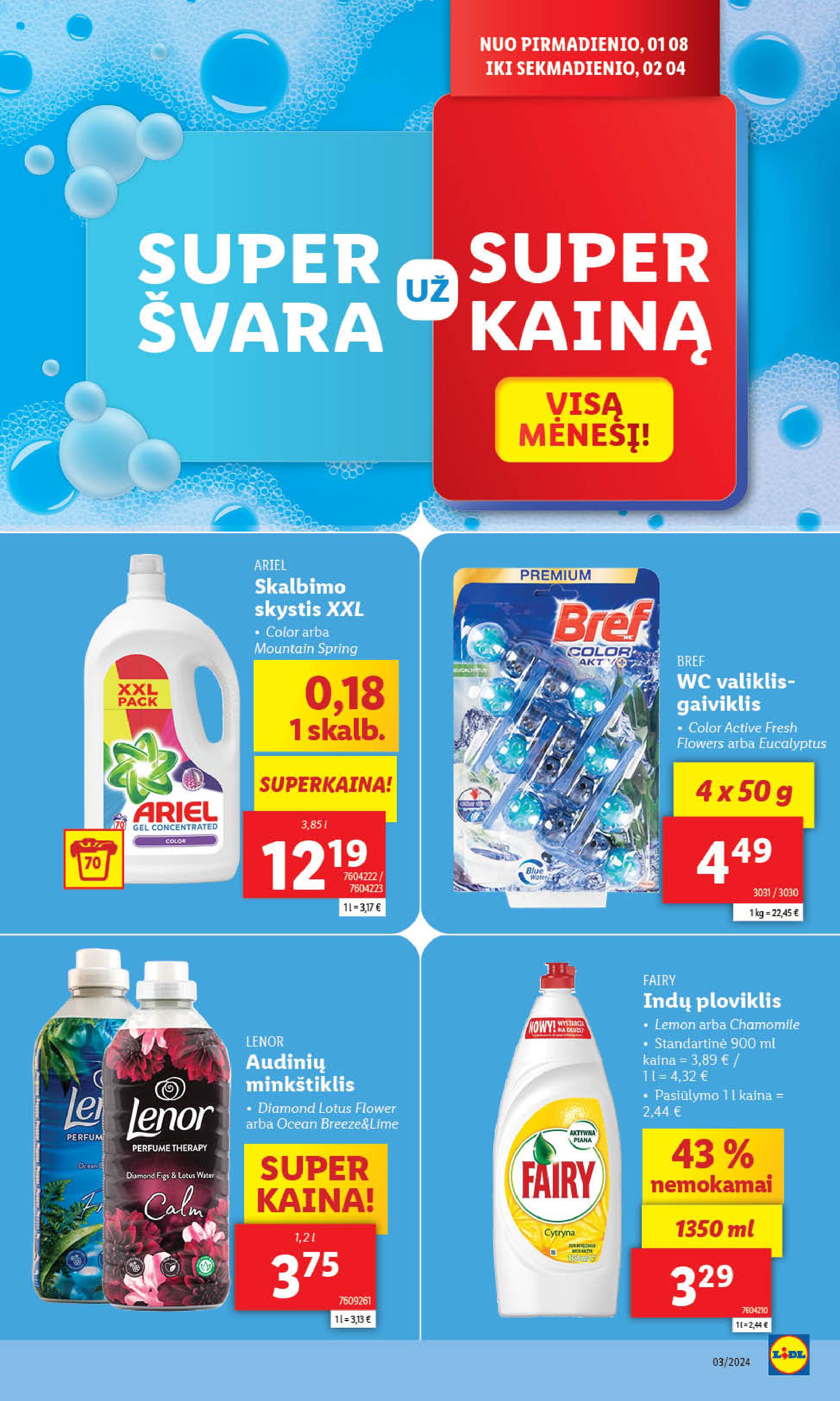 Naujausias LIDL kaininis katalogas 2024.01.15 - 2024.01.21