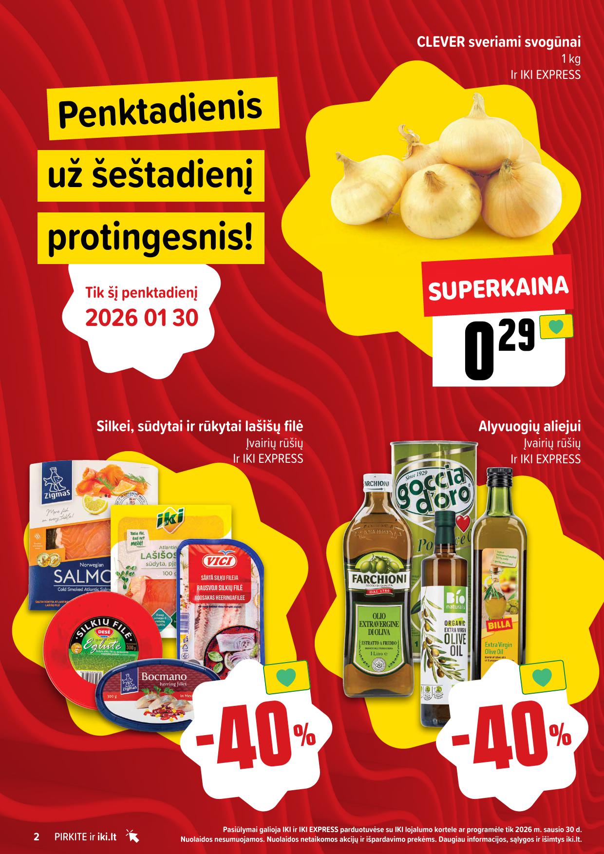 Naujausias IKI kaininis katalogas 2026.01.26 - 2026.02.01