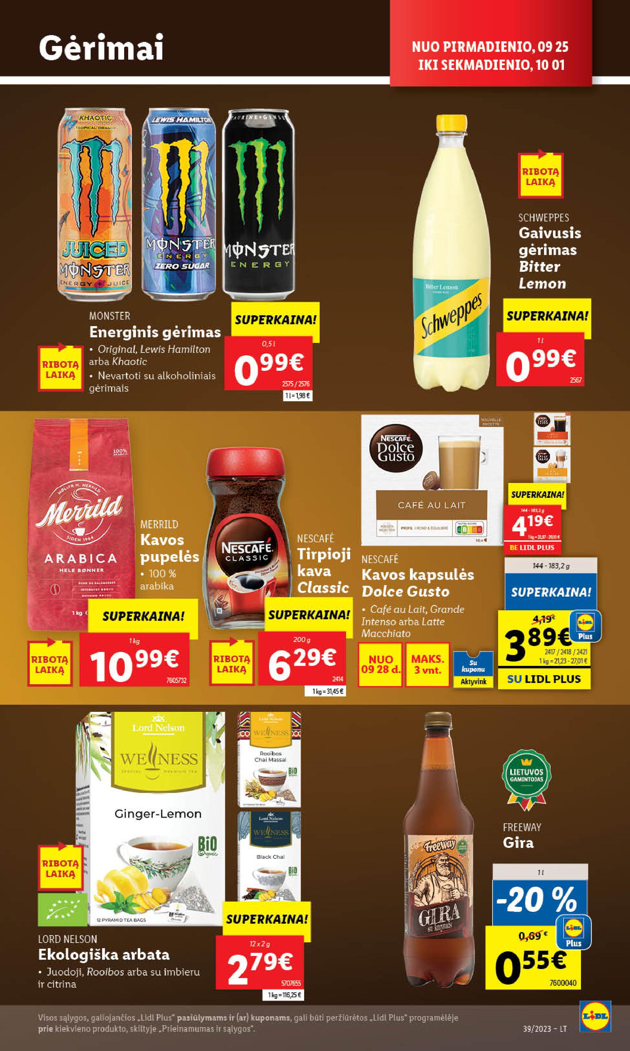 Naujausias LIDL kaininis katalogas 2023.09.25 - 2023.10.01