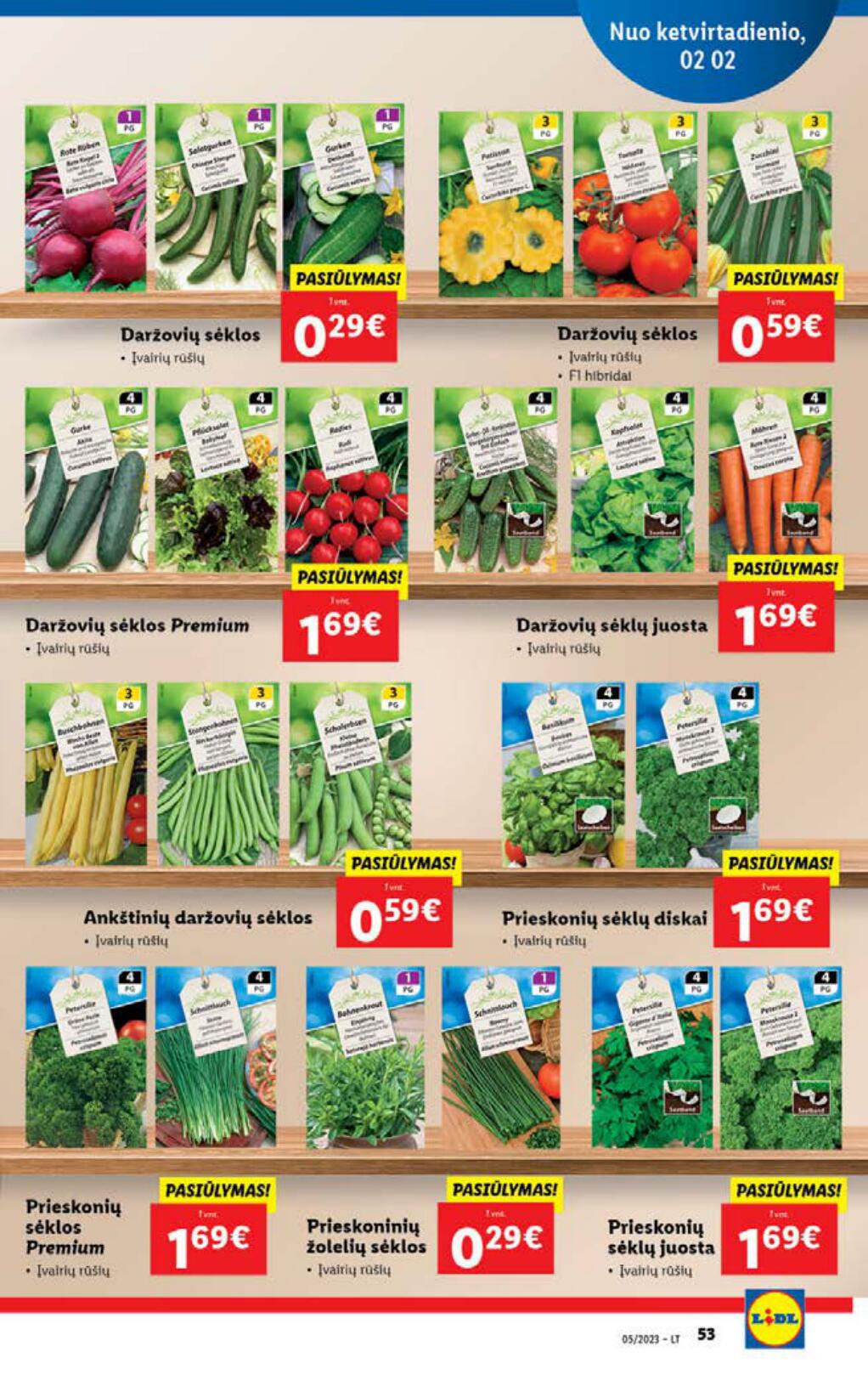 Naujausias LIDL kaininis katalogas 2023.01.30 - 2023.02.05