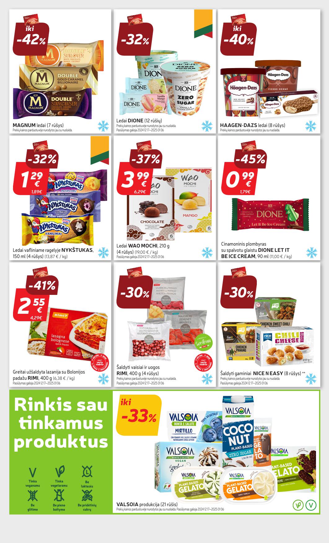 Naujausias RIMI kaininis katalogas 2024.12.27 - 2025.01.06