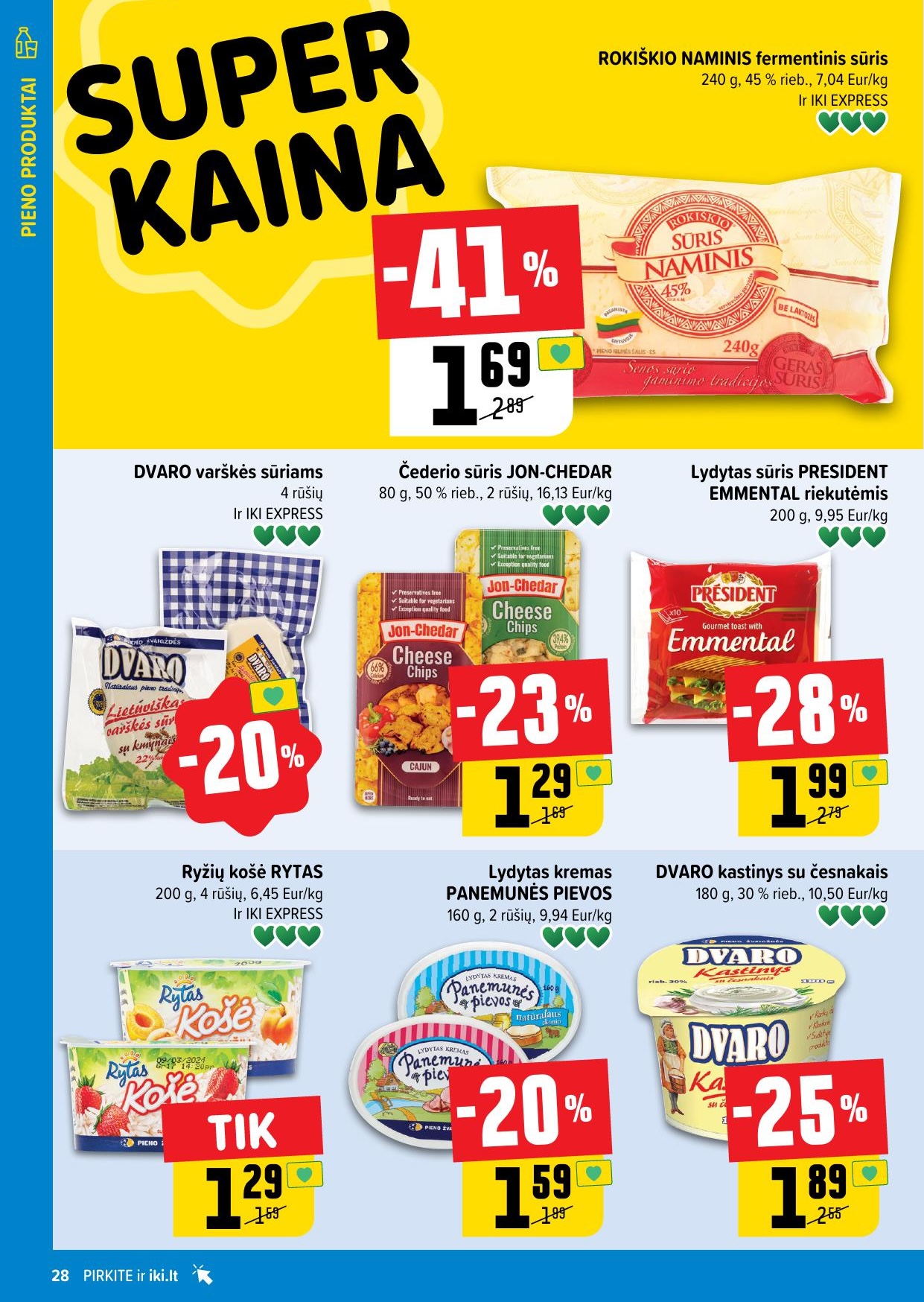 Naujausias IKI kaininis katalogas 2024.07.29 - 2024.08.04