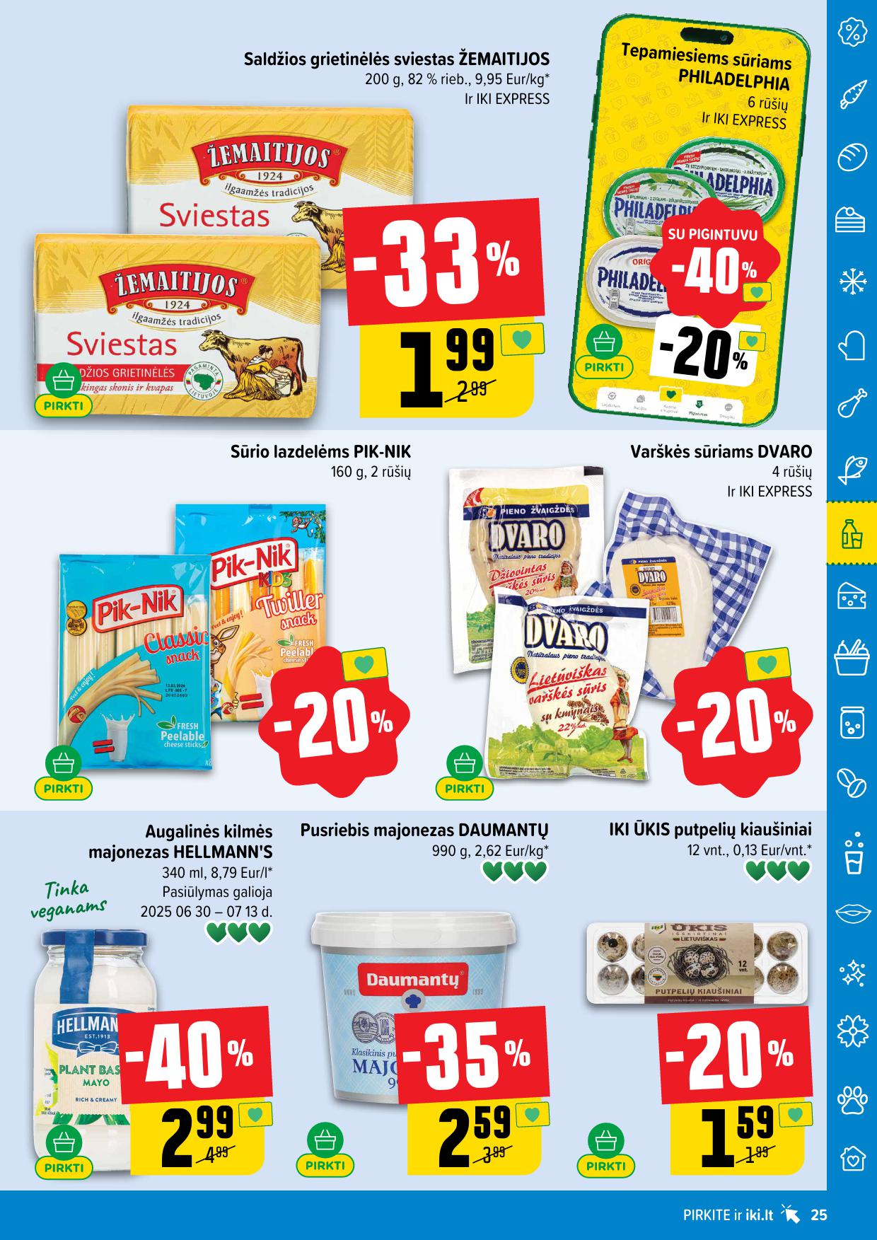 IKI SAVAITĖLĖ akcijų ir nuolaidų leidinys Nr.28 2025.07.07 - 2025.07.13