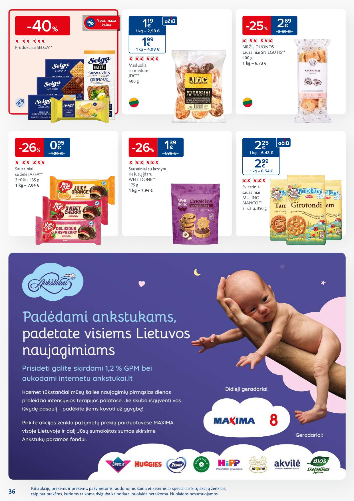 Naujausias MAXIMA kaininis katalogas 2025.04.22 - 2025.04.28