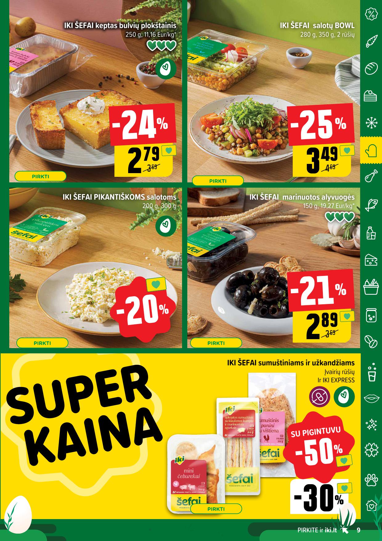 Naujausias IKI kaininis katalogas 2025.03.31 - 2025.04.06