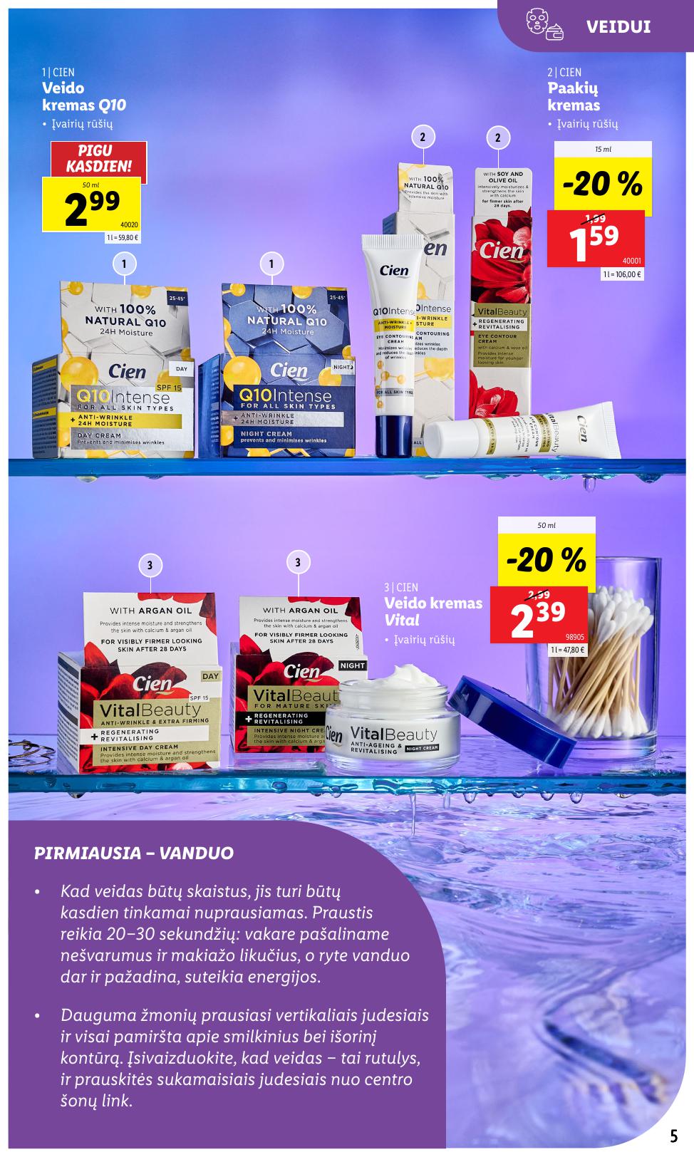 LIDL katalogas "Grožio festivalis" galioja nuo 05.28
