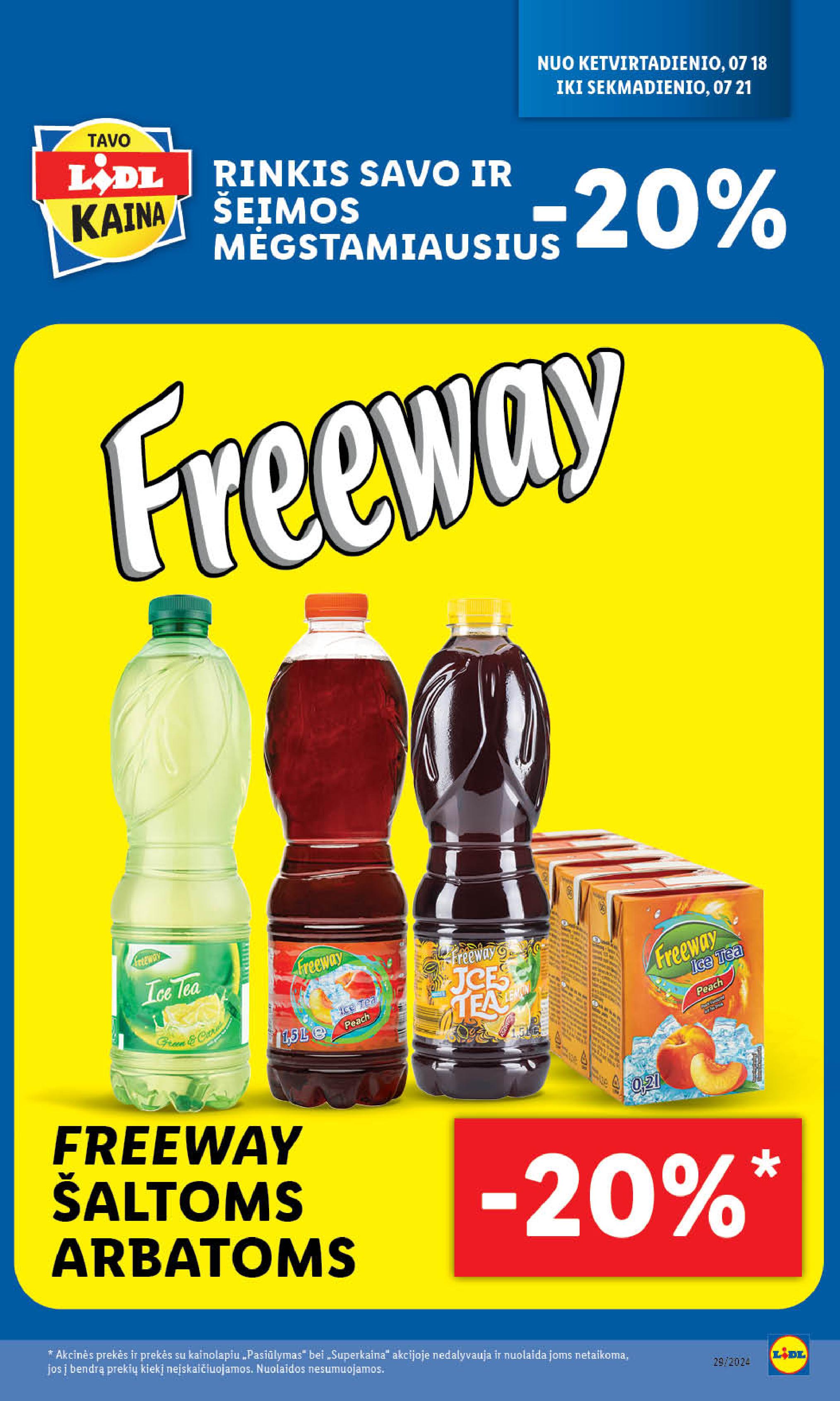 Naujausias LIDL kaininis katalogas 2024.07.15 - 2024.07.21