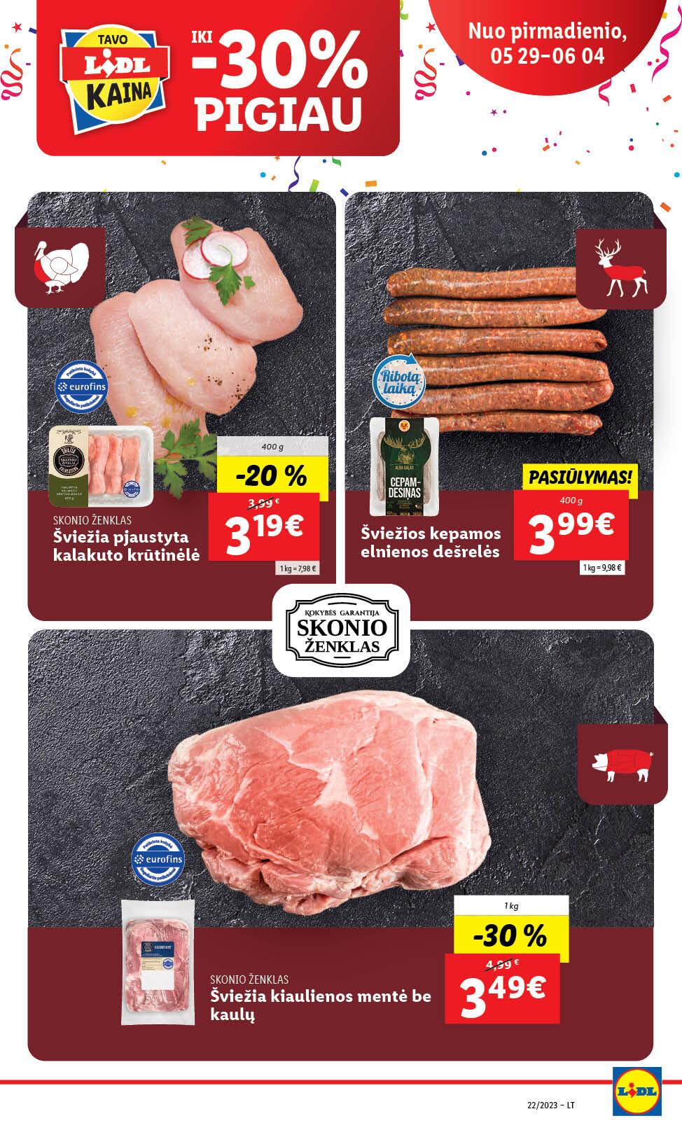 Naujausias LIDL kaininis katalogas 2023.05.29 - 2023.06.04