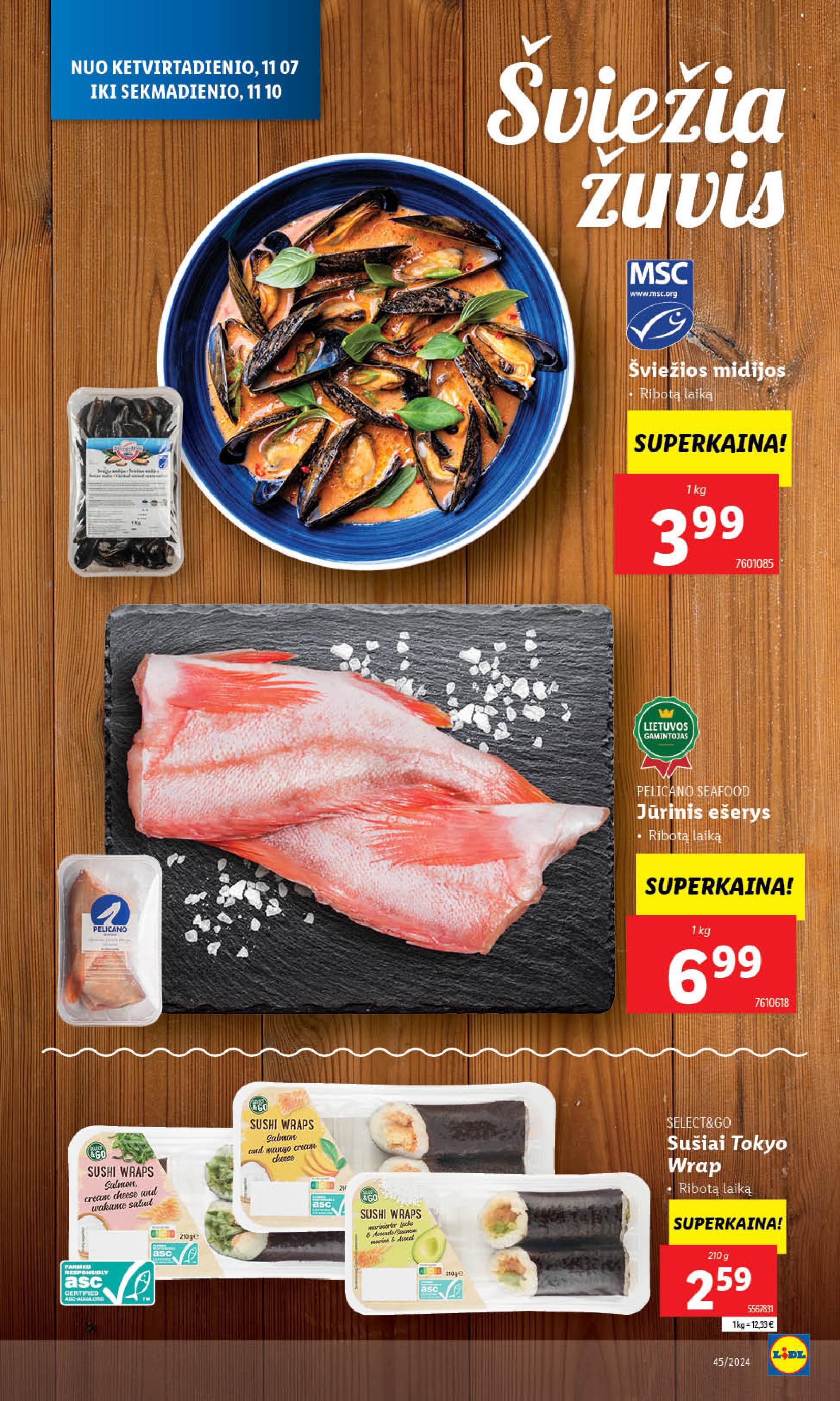 Naujausias LIDL kaininis katalogas 2024.11.04 - 2024.11.10