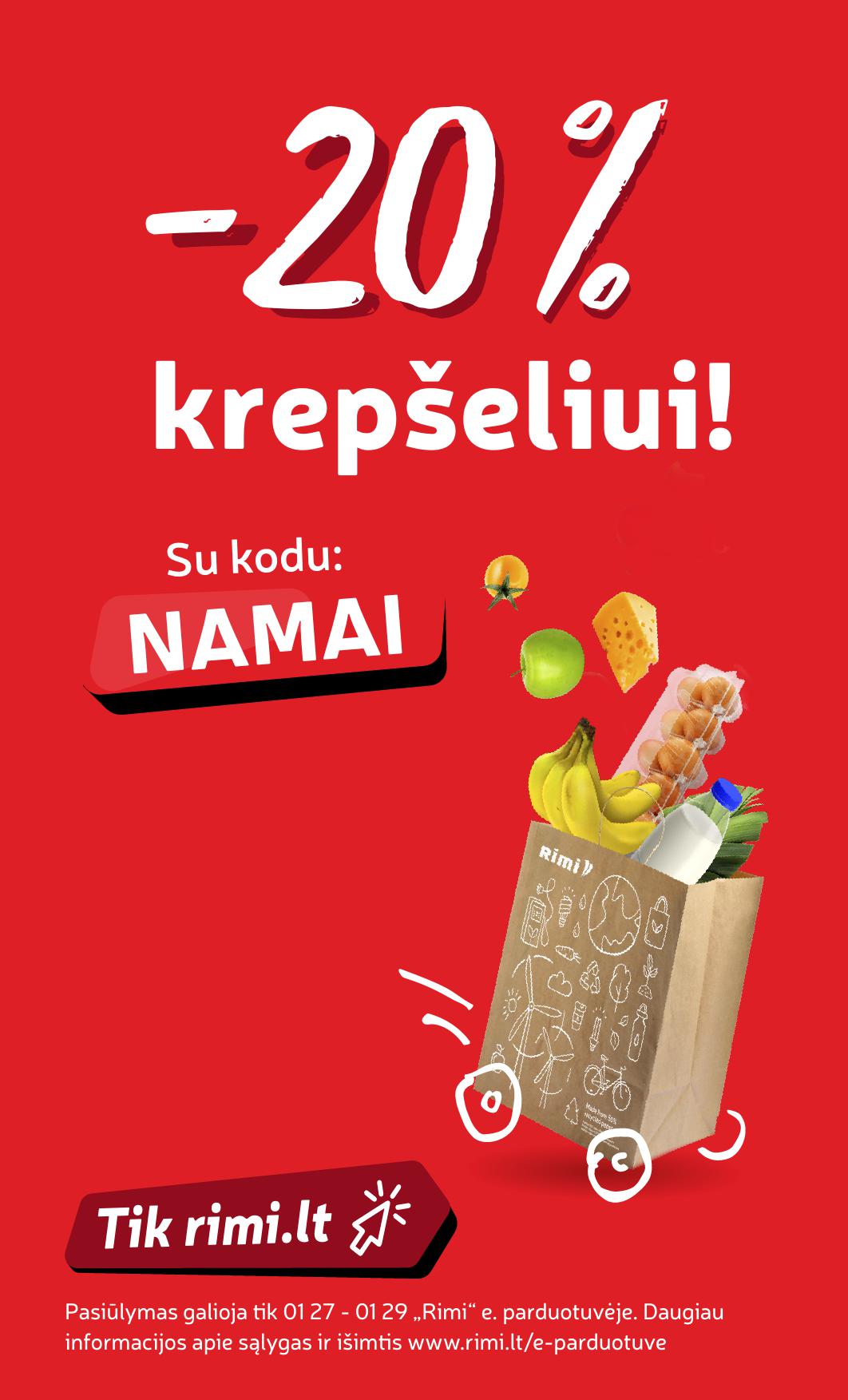 Naujausias RIMI kaininis katalogas 2026.01.27 - 2026.02.02