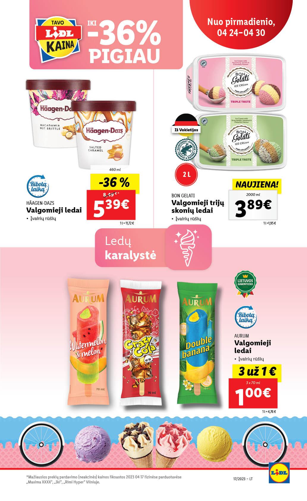 Naujausias LIDL kaininis katalogas 2023.04.24 - 2023.04.30