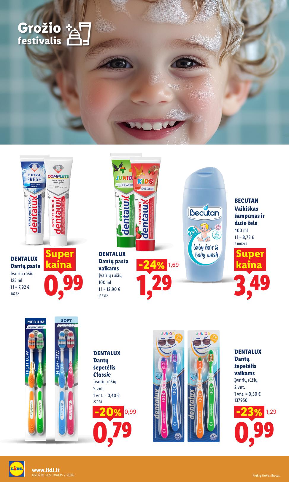 Naujausias LIDL kaininis katalogas 2026.05.04 - 2026.05.10