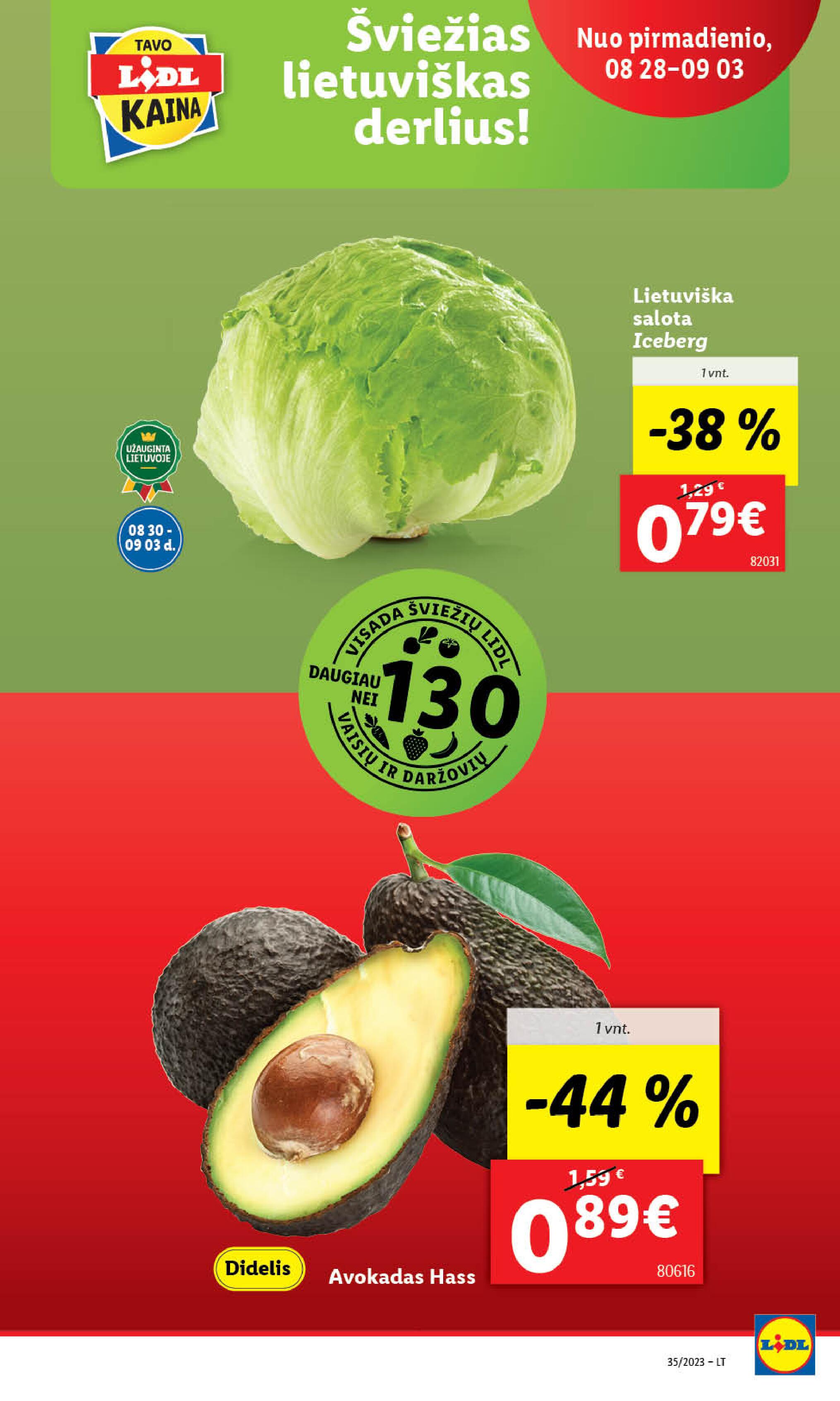 Naujausias LIDL kaininis katalogas 2023.08.28 - 2023.09.03
