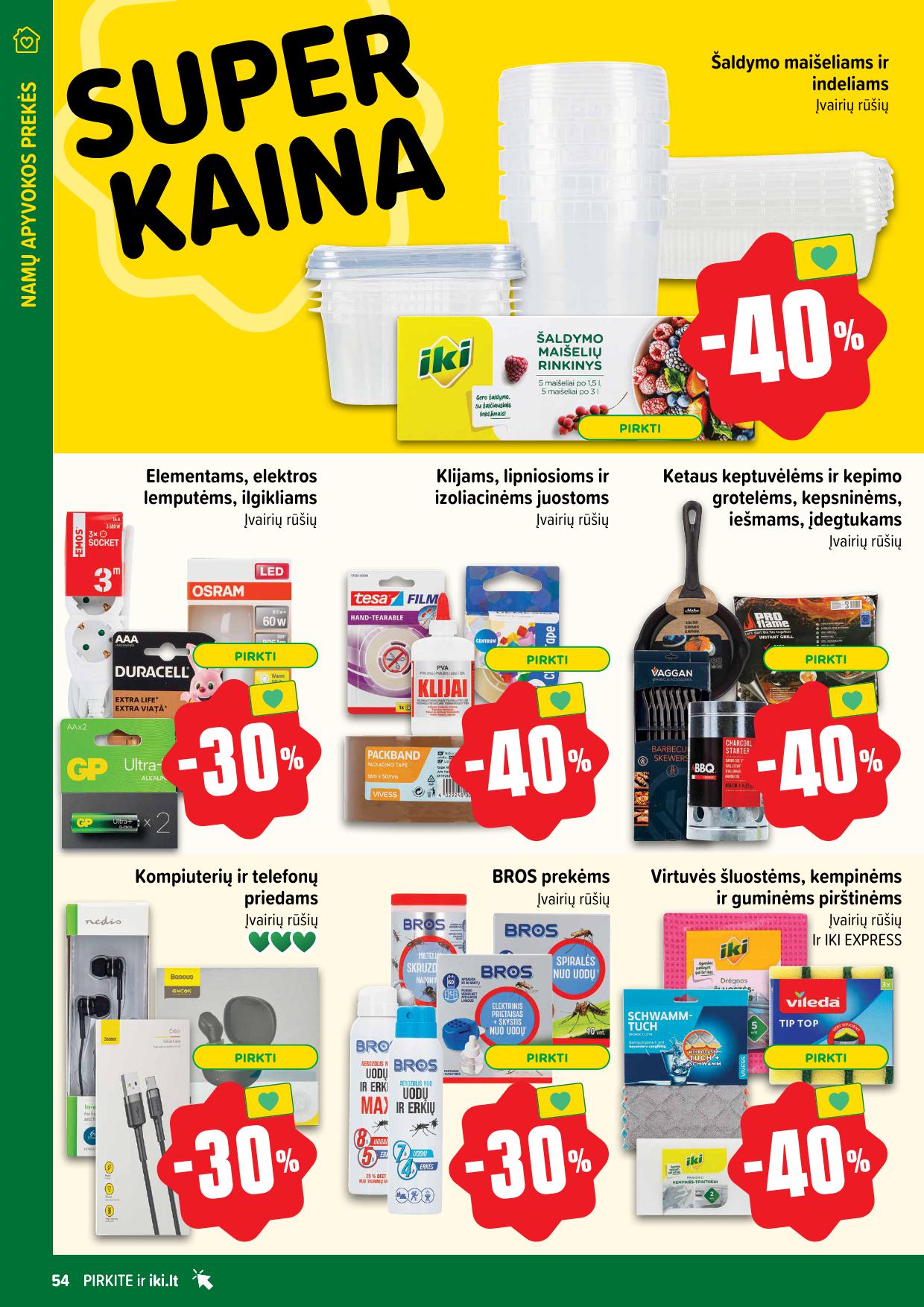 Naujausias IKI kaininis katalogas 2024.07.15 - 2024.07.21