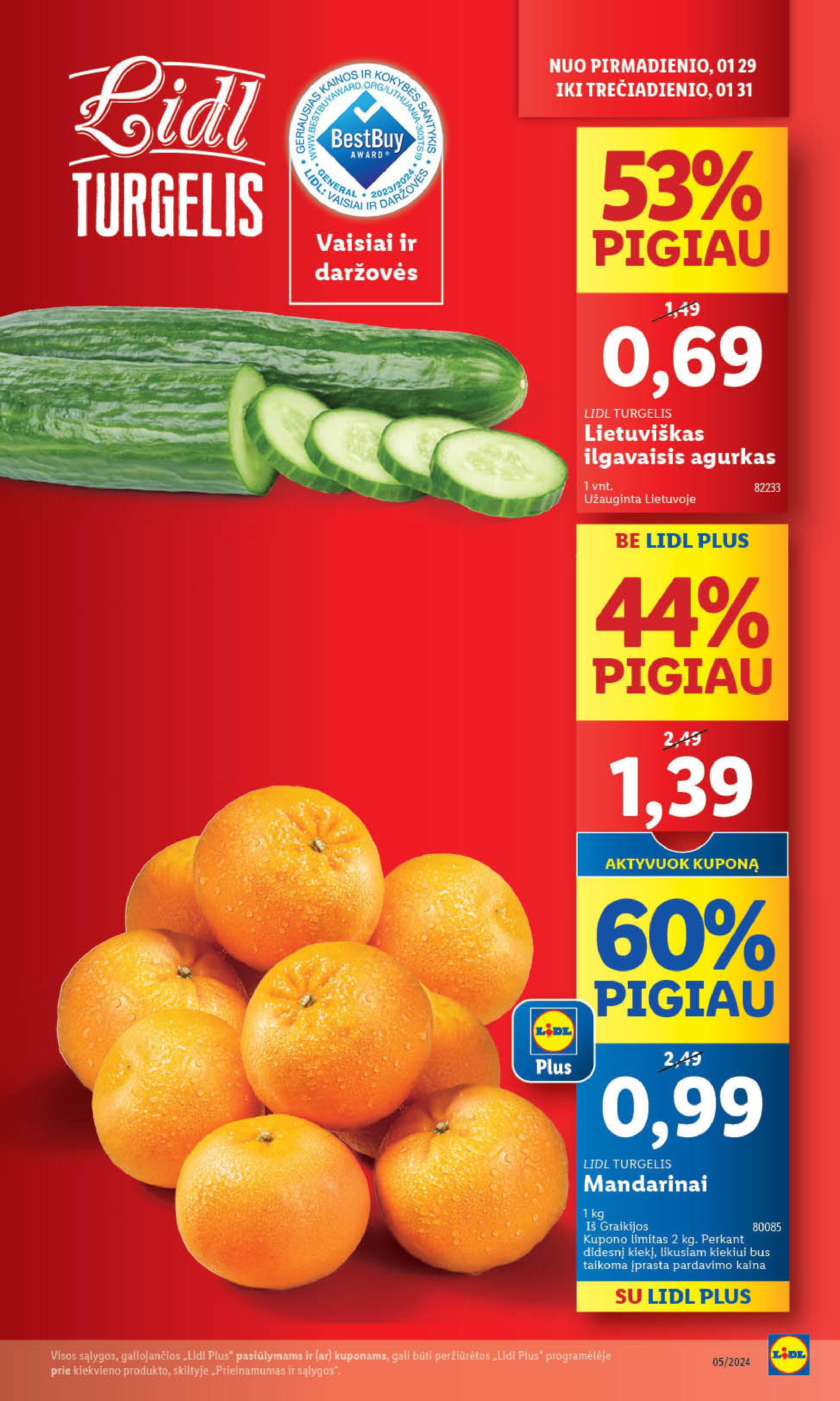 Naujausias LIDL kaininis katalogas 2024.01.29 - 2024.02.04
