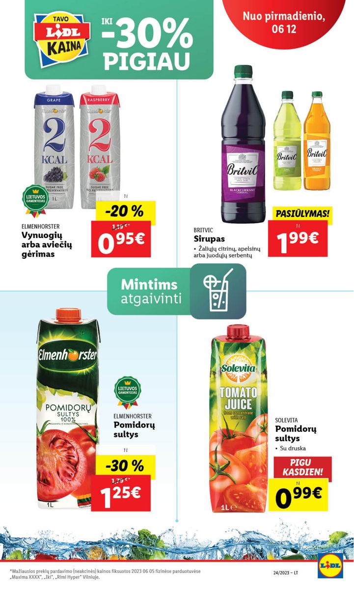 Naujausias LIDL kaininis katalogas 2023.06.12 - 2023.06.18