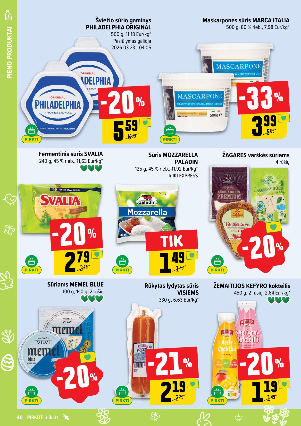 Naujausias IKI kaininis katalogas 2026.03.30 - 2026.04.04