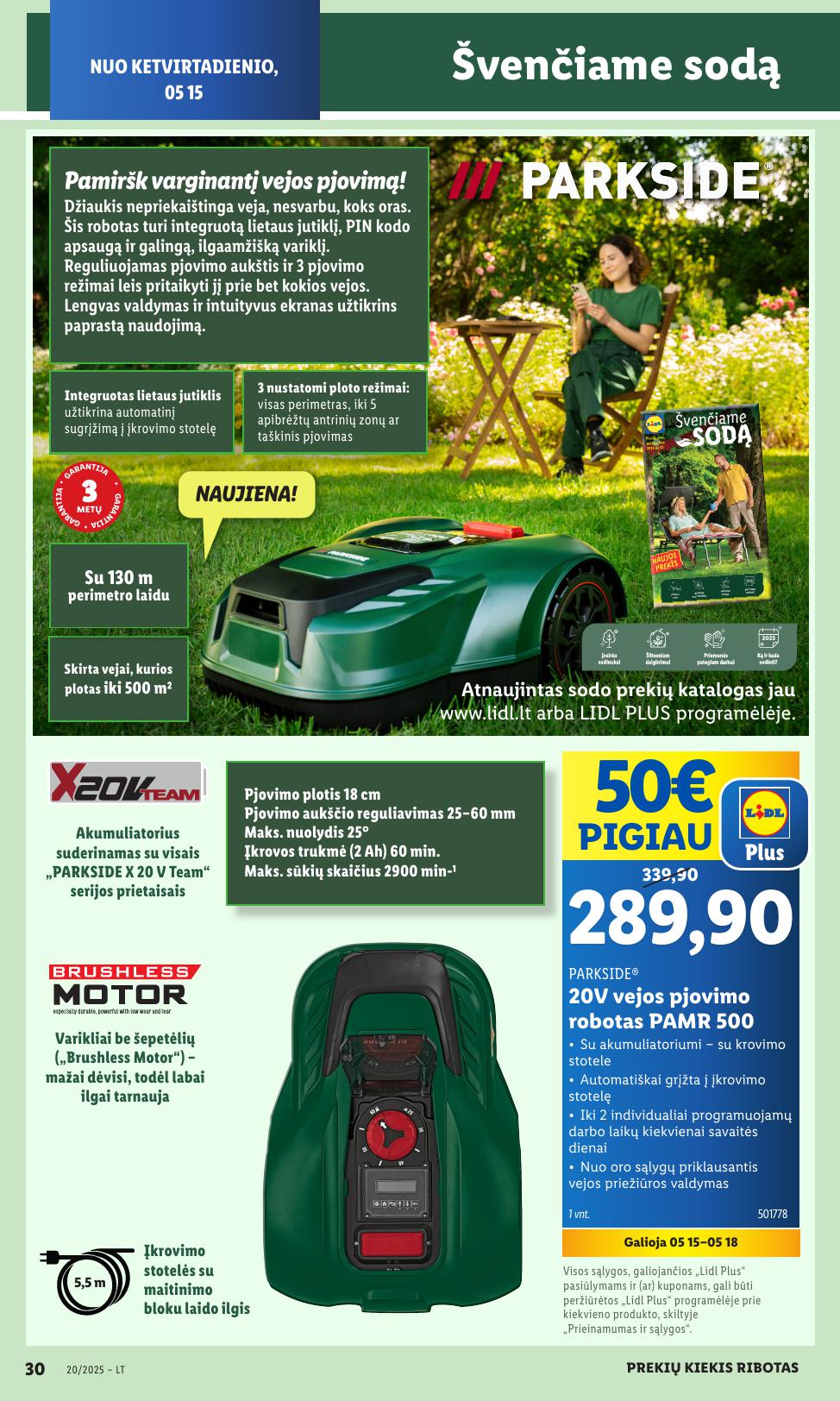 LIDL ne maisto prekių leidinys 2025.05.12 - 2025.05.18